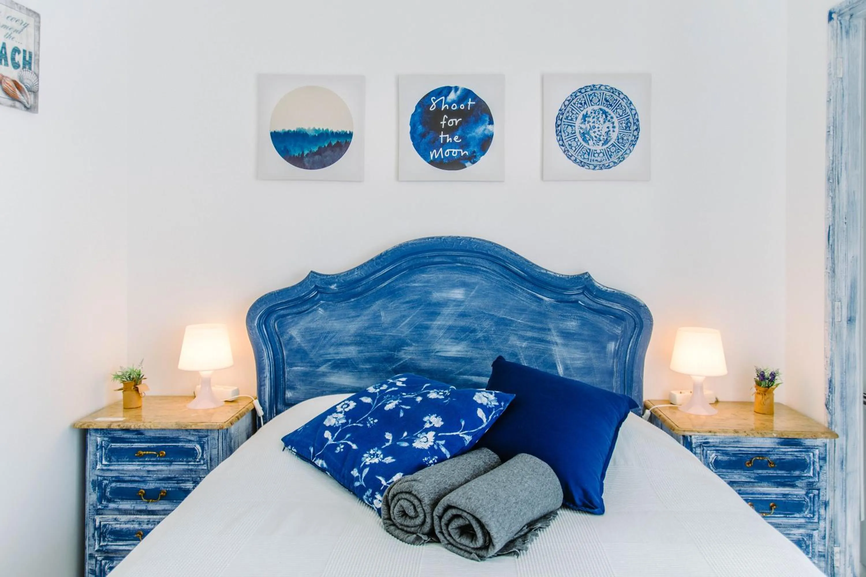 Bed in Paz & Amor Guest House - Peace & Love