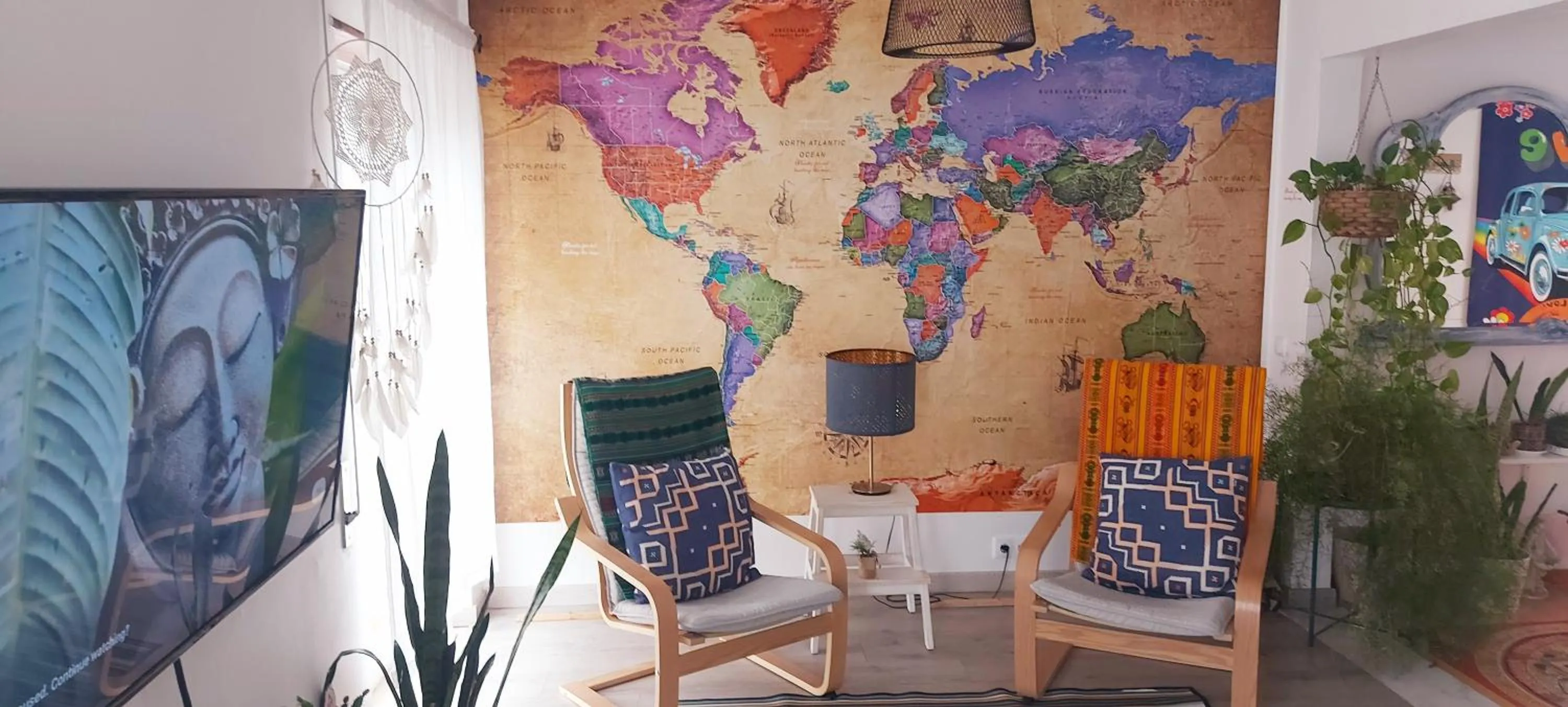 Living room in Paz & Amor Guest House - Peace & Love