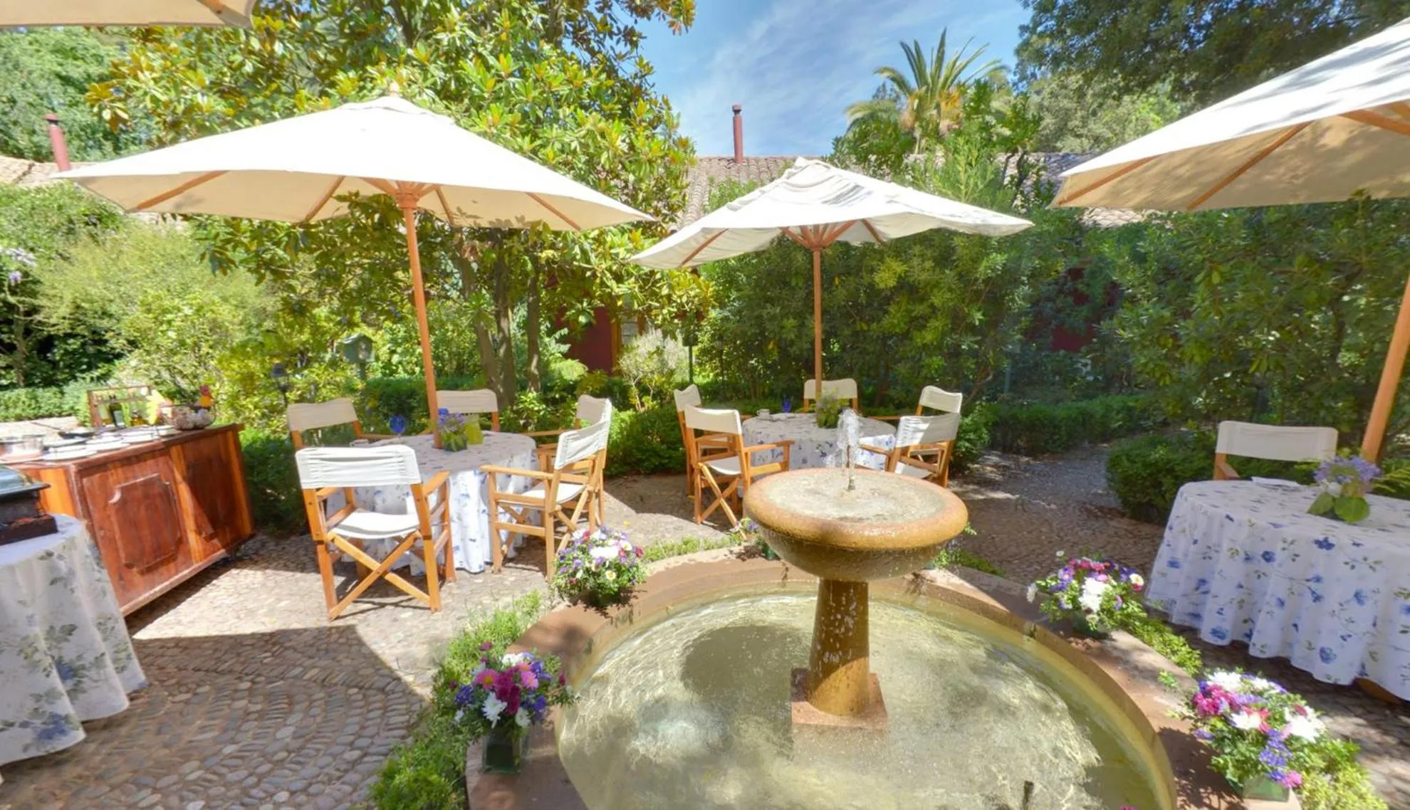 Patio in Hacienda los Lingues Chile Valle de Colchagua