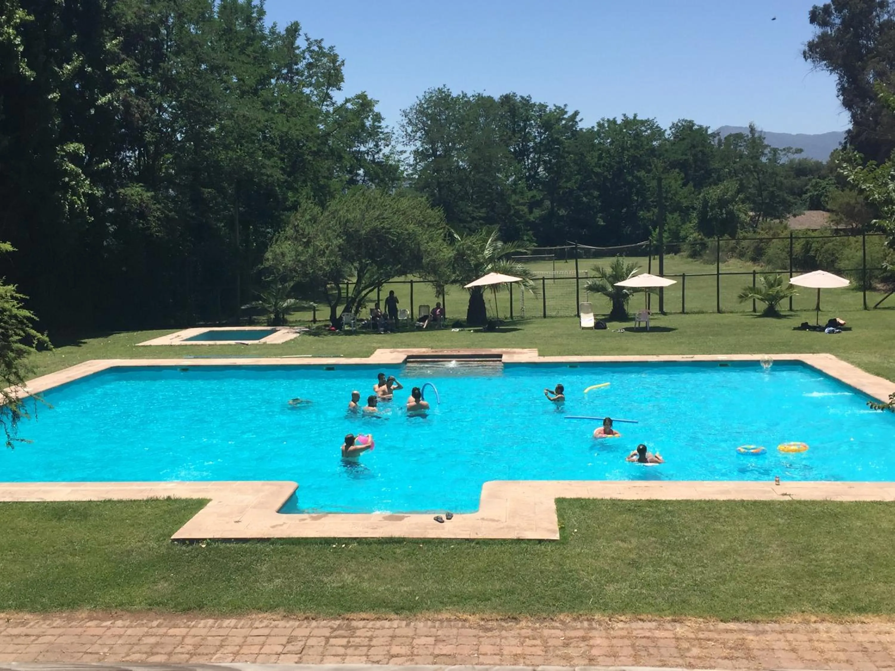 Swimming pool in Hacienda los Lingues Chile Valle de Colchagua