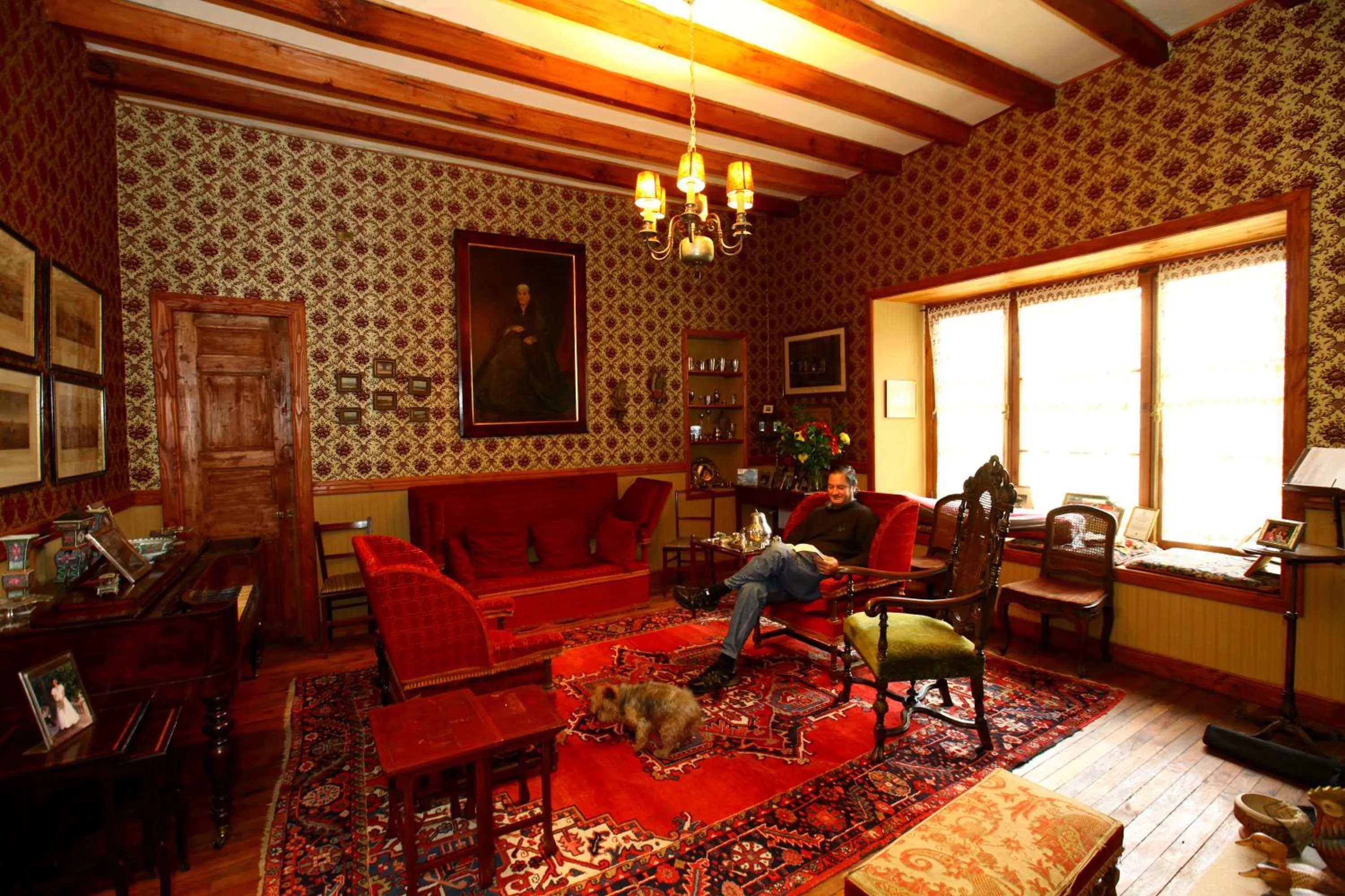 Living room in Hacienda los Lingues Chile Valle de Colchagua