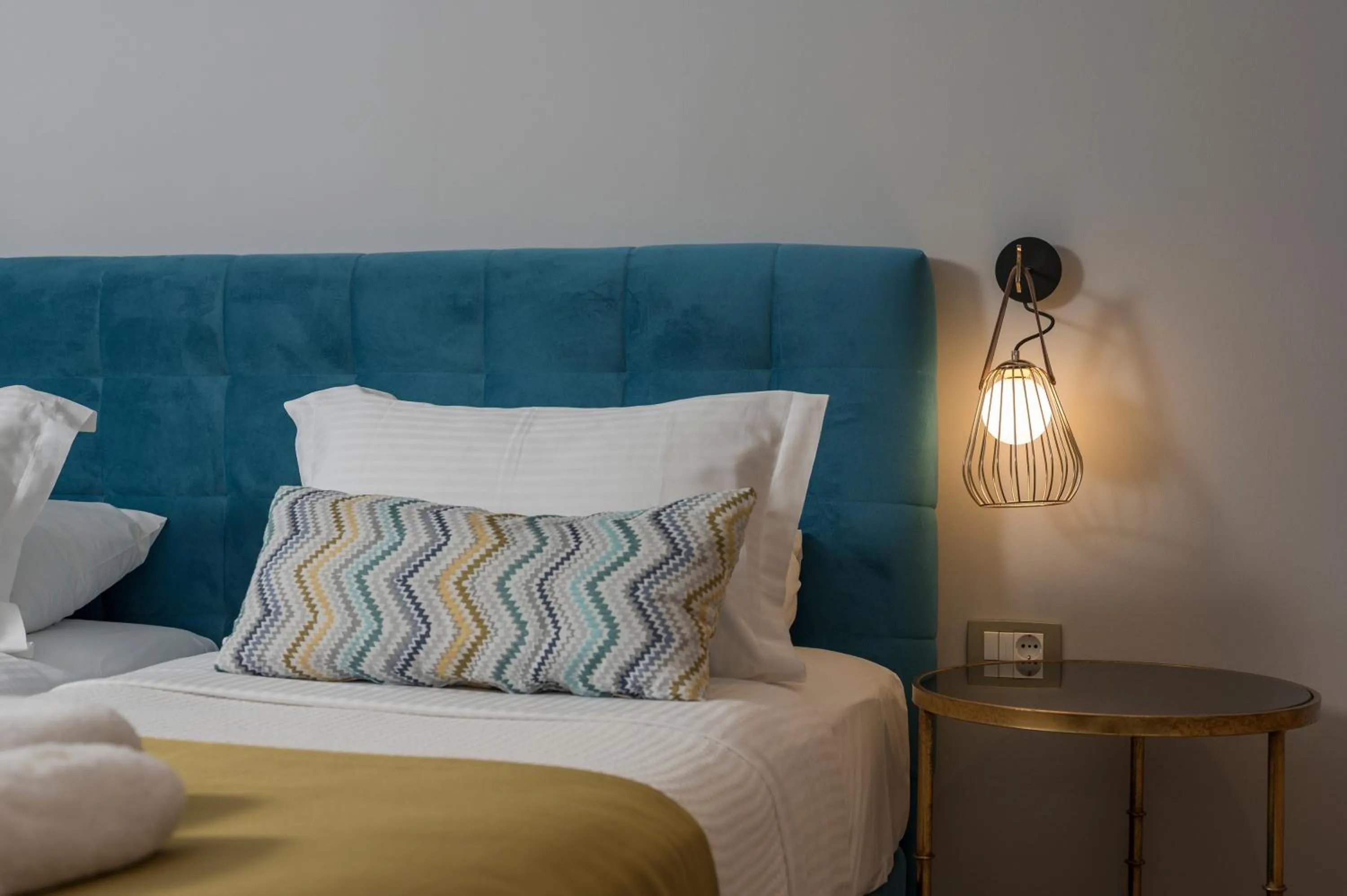 Bed in Plaza 1866 Superior City Rooms