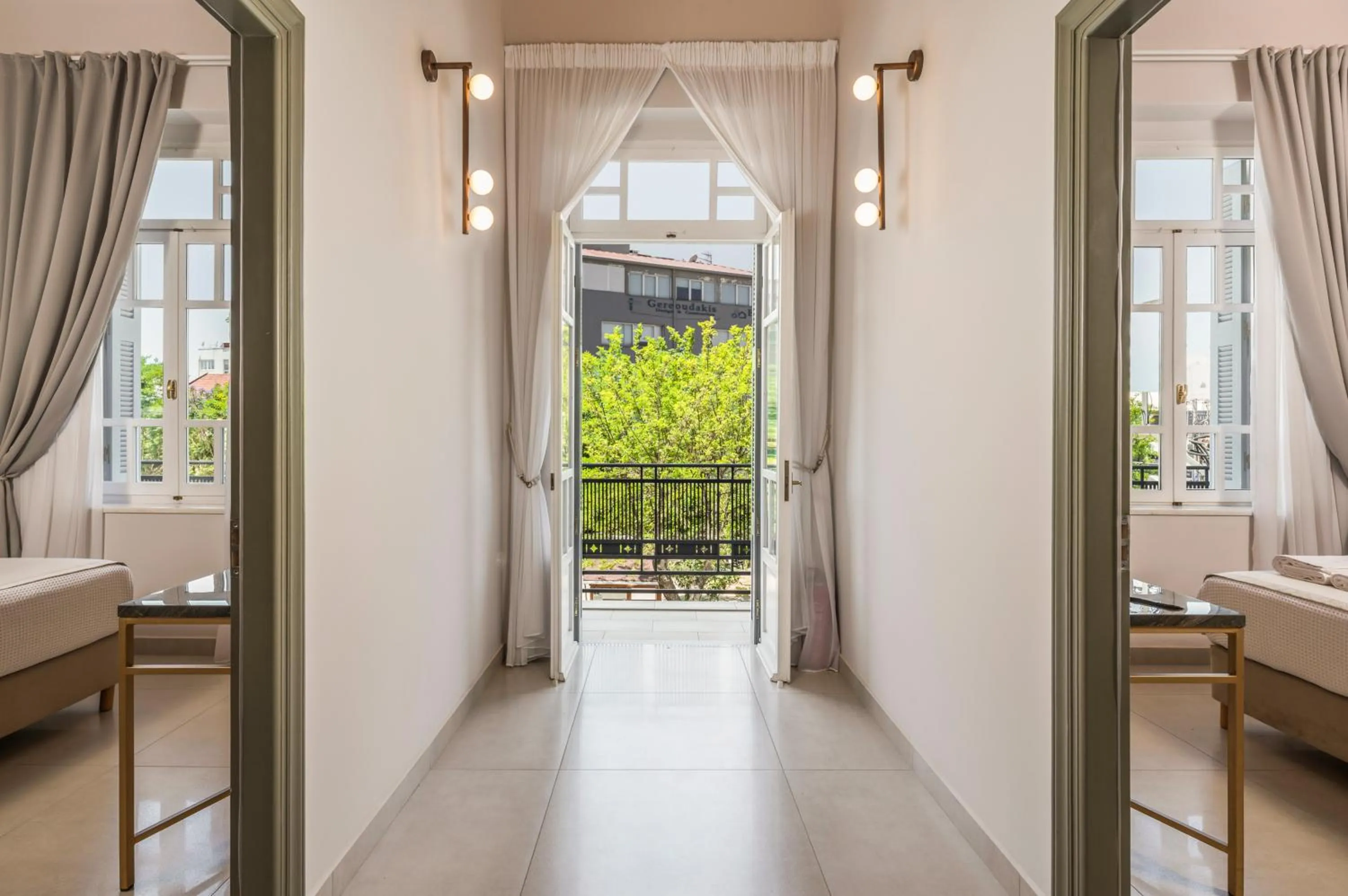 Bed in Plaza 1866 Superior City Rooms