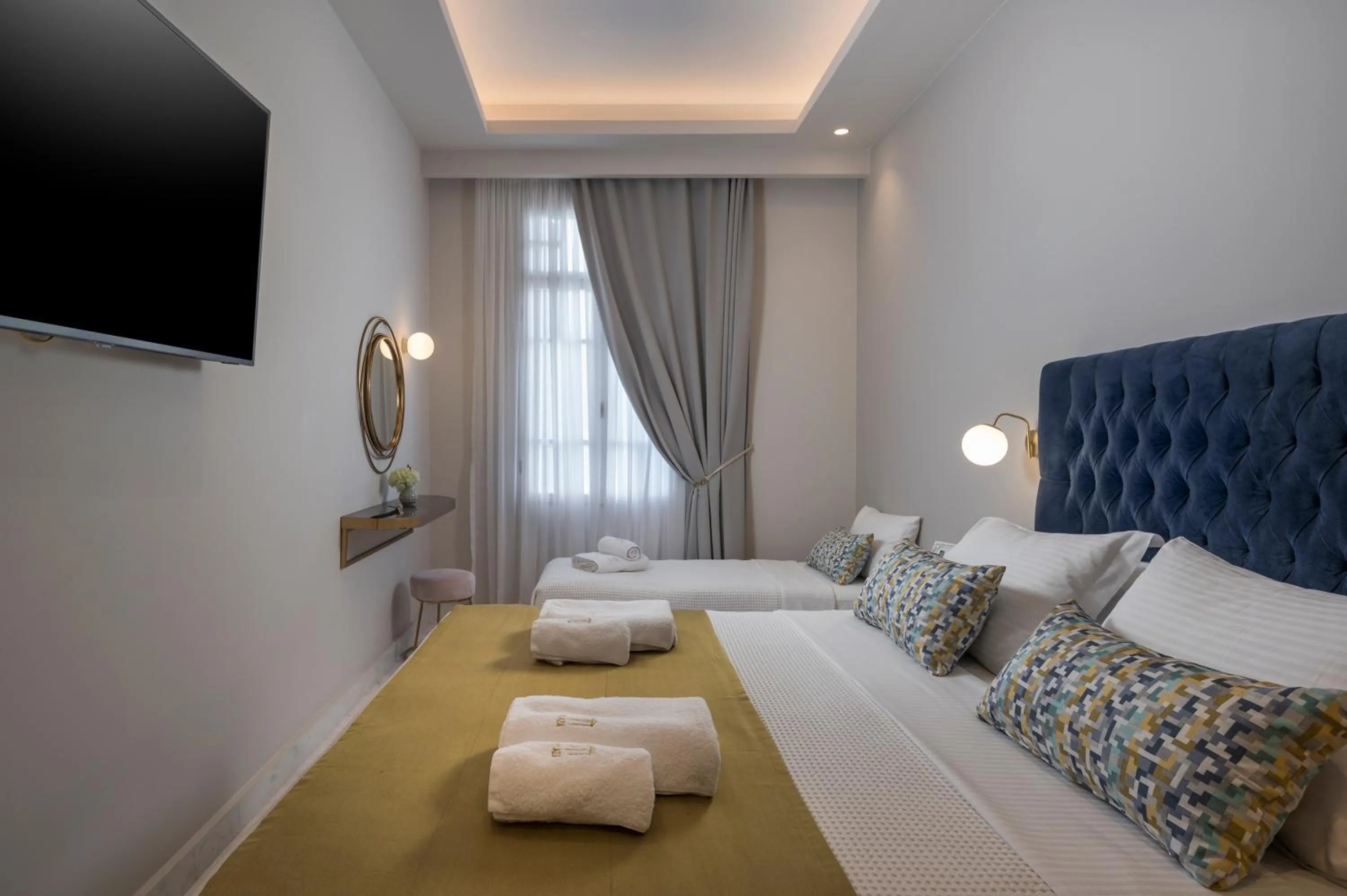 Bed in Plaza 1866 Superior City Rooms