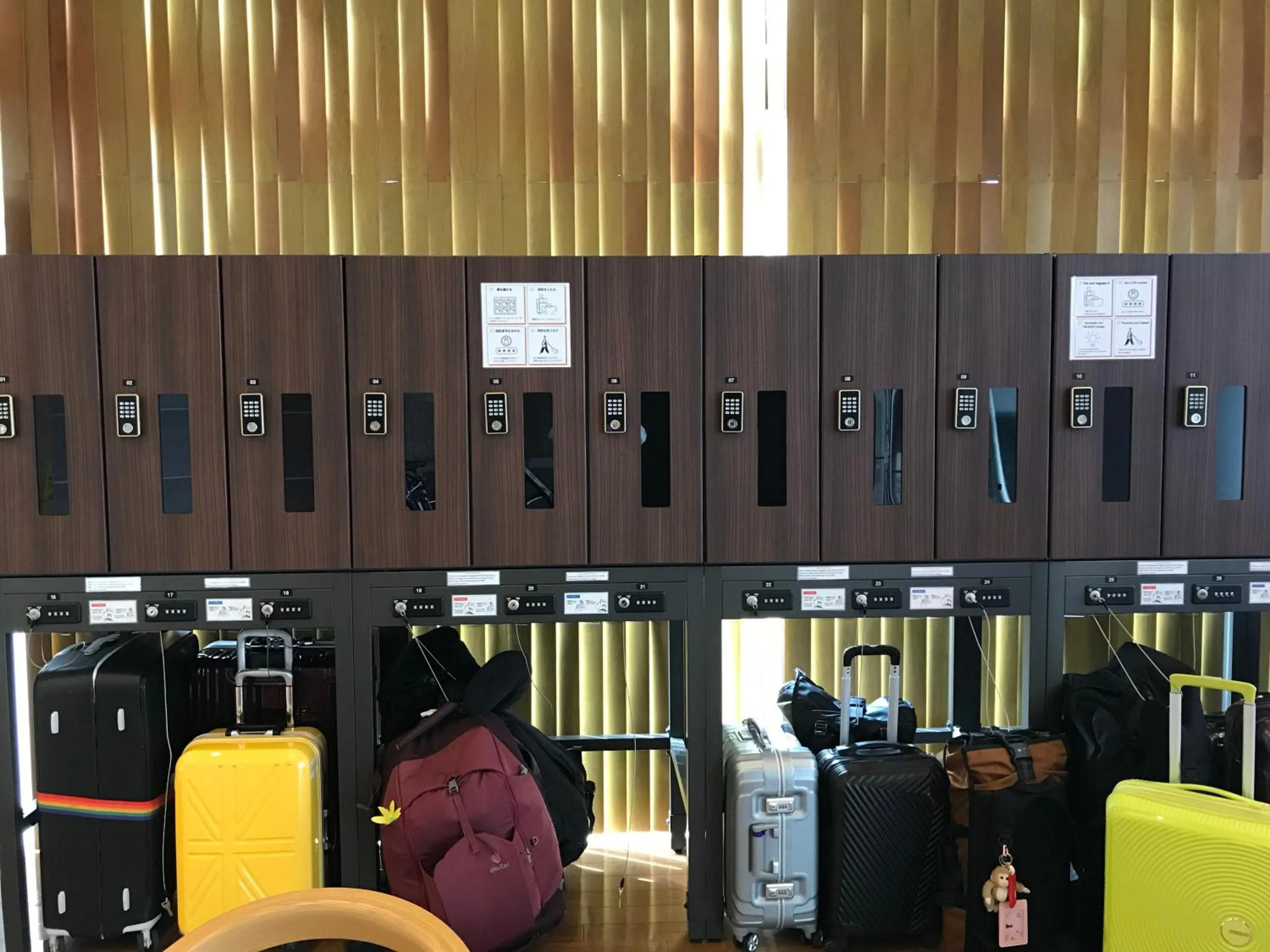 locker in Chisun Grand Nagano