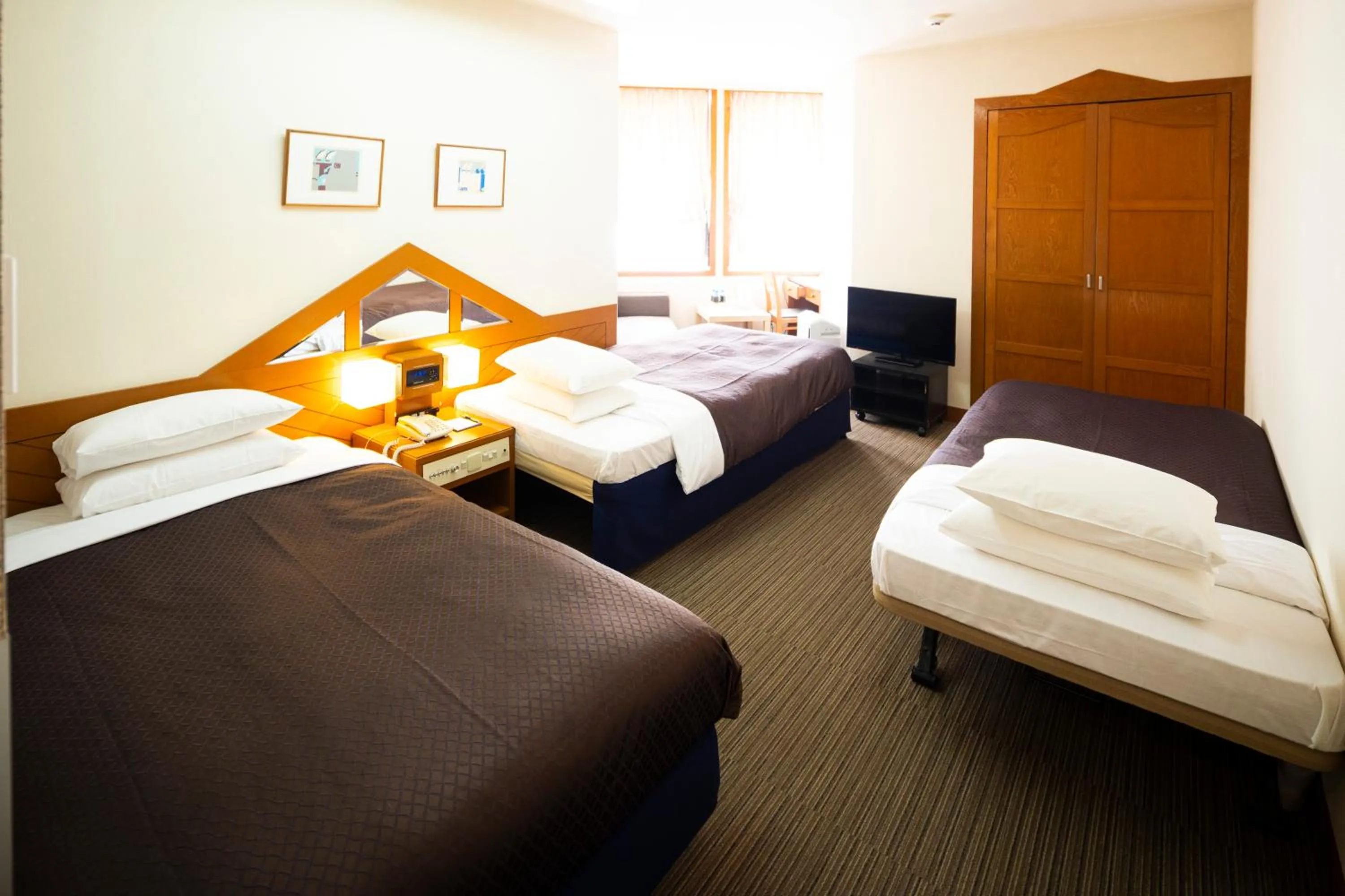 Bed in Hotel Clio Court Hakata