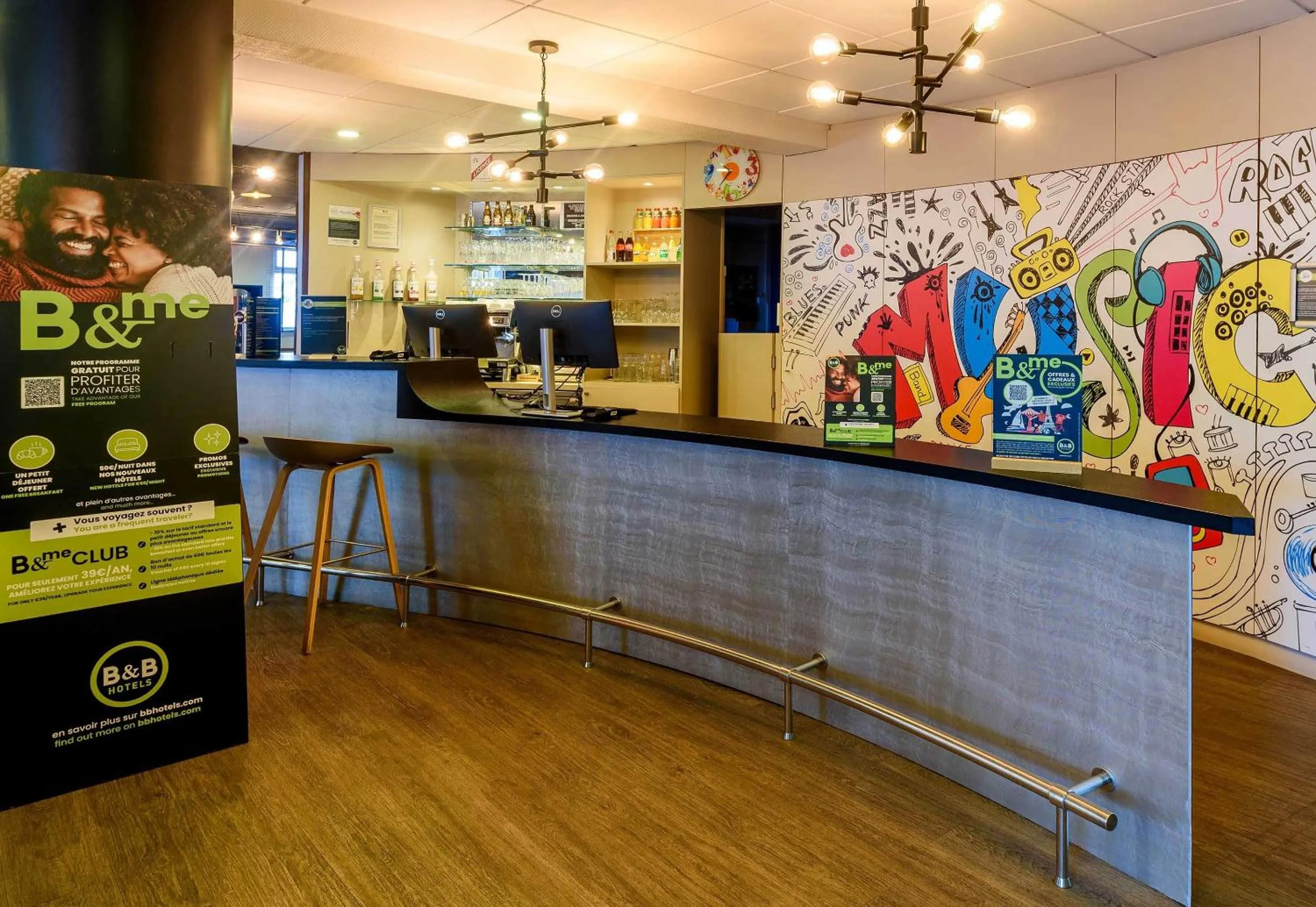 Lobby or reception in B&B HOTEL Toulouse Université 3 étoiles