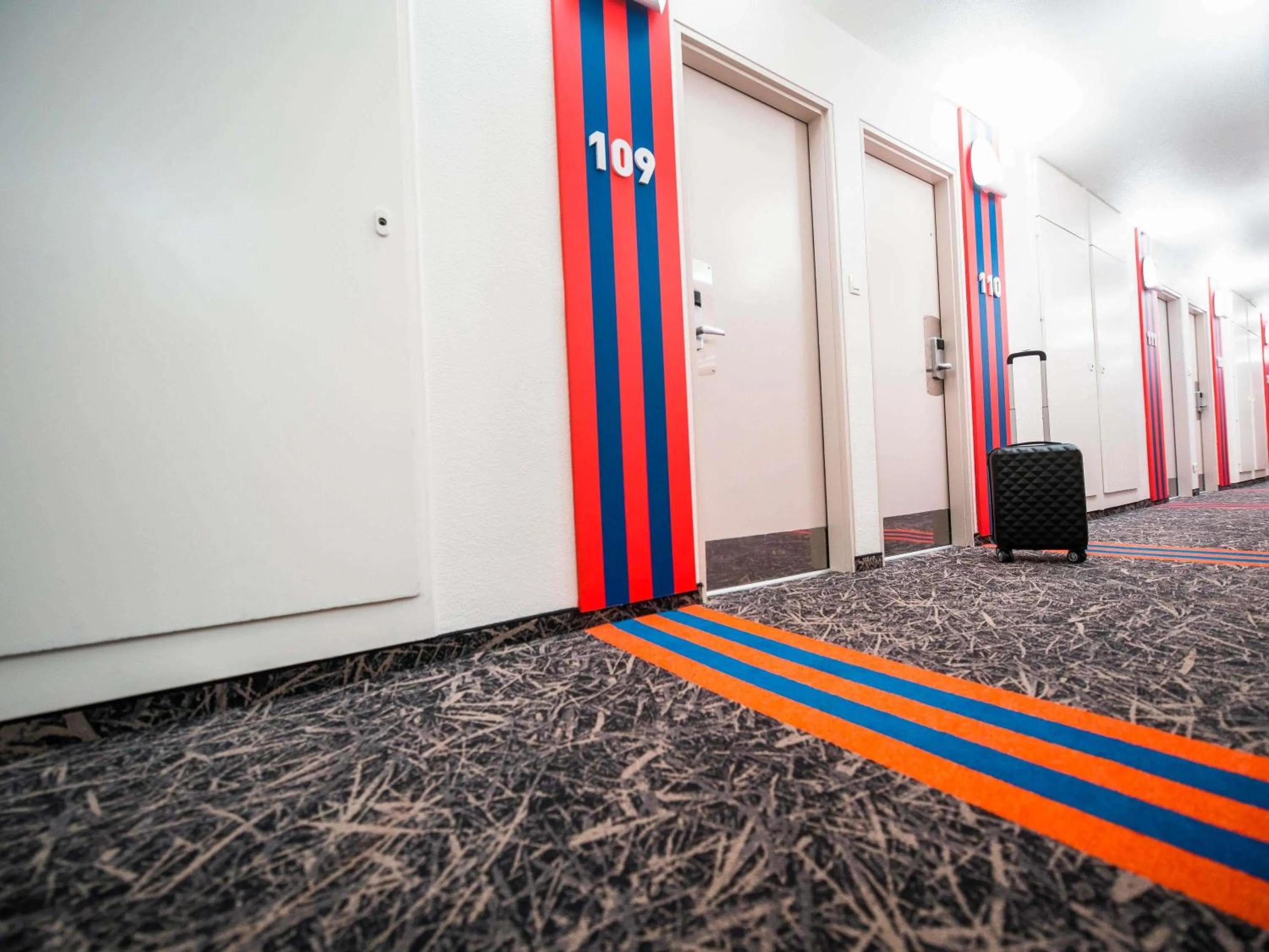 Bedroom in ibis Styles Strasbourg Stade de la Meinau