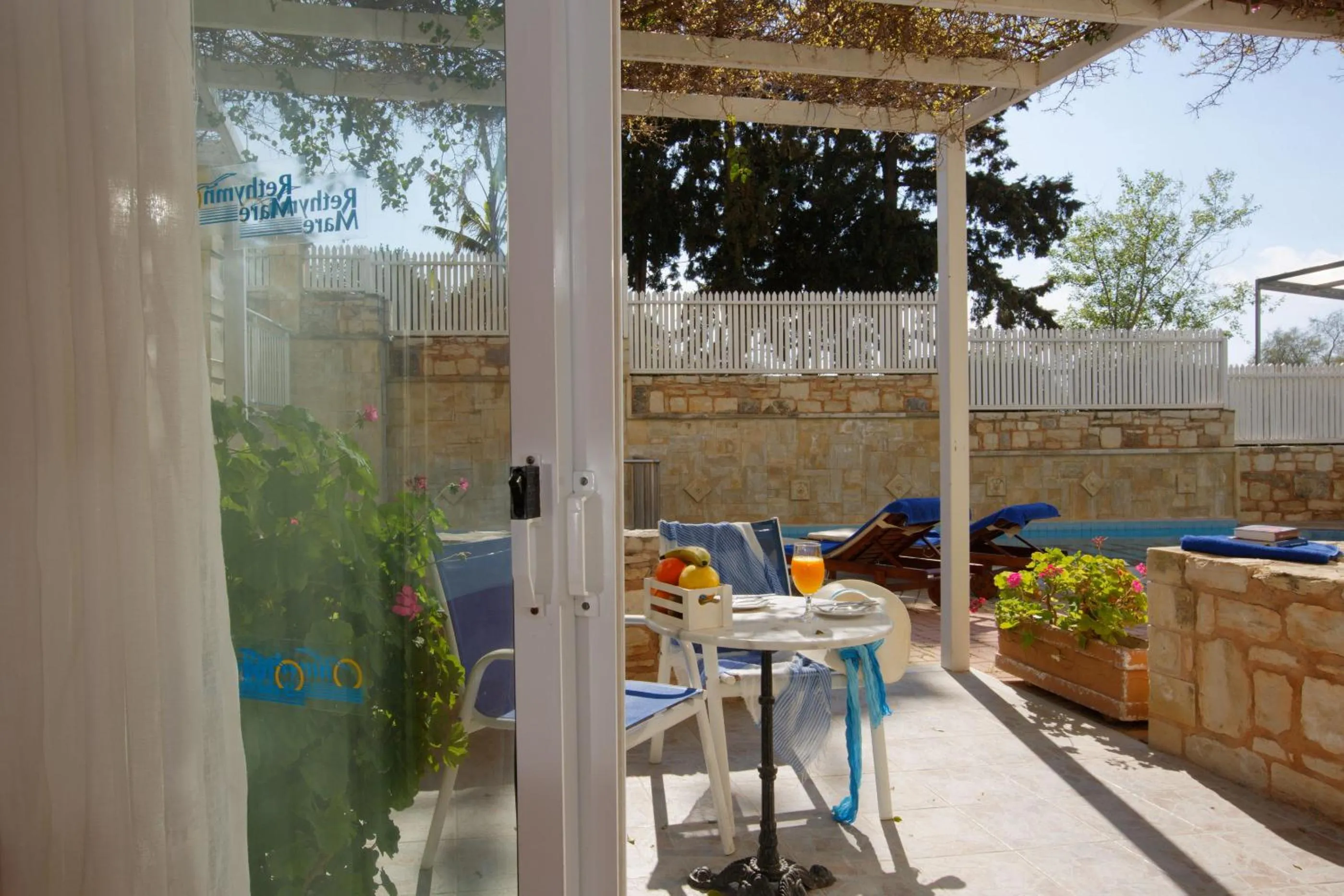 Patio in Rethymno Mare & Water Park