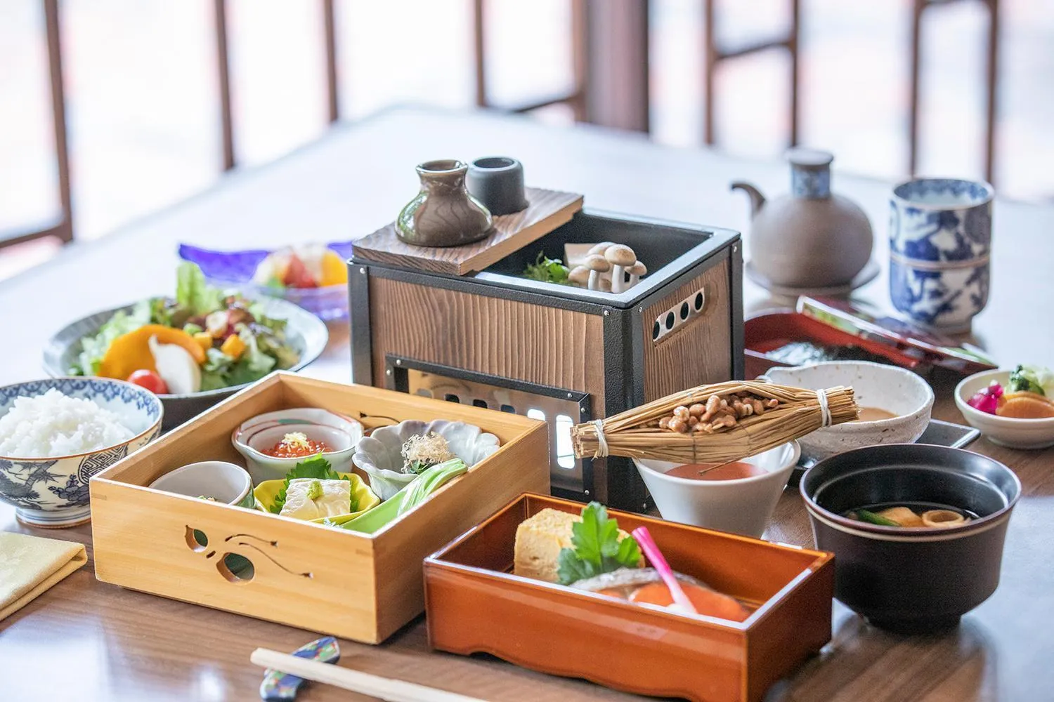 Asian breakfast in Kanaya Hotel Kinugawa