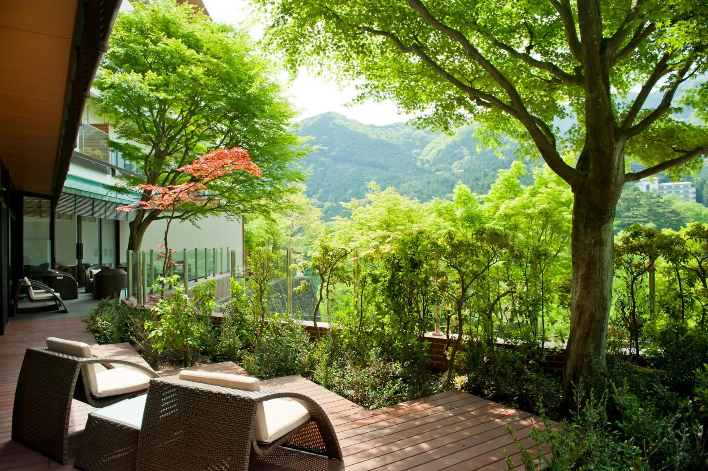 Balcony/Terrace in Kanaya Hotel Kinugawa