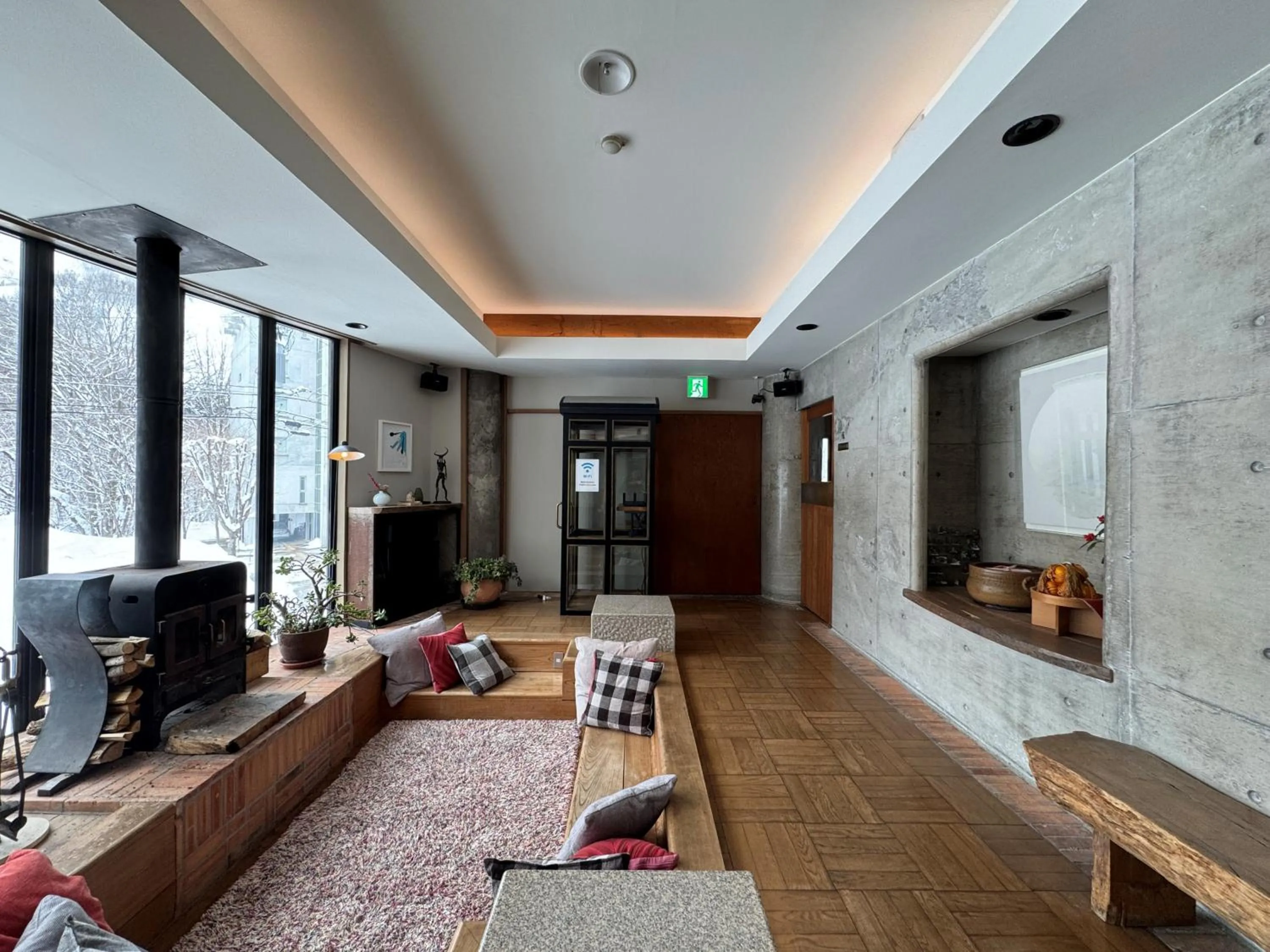 Lobby or reception in the Kinta Naeba