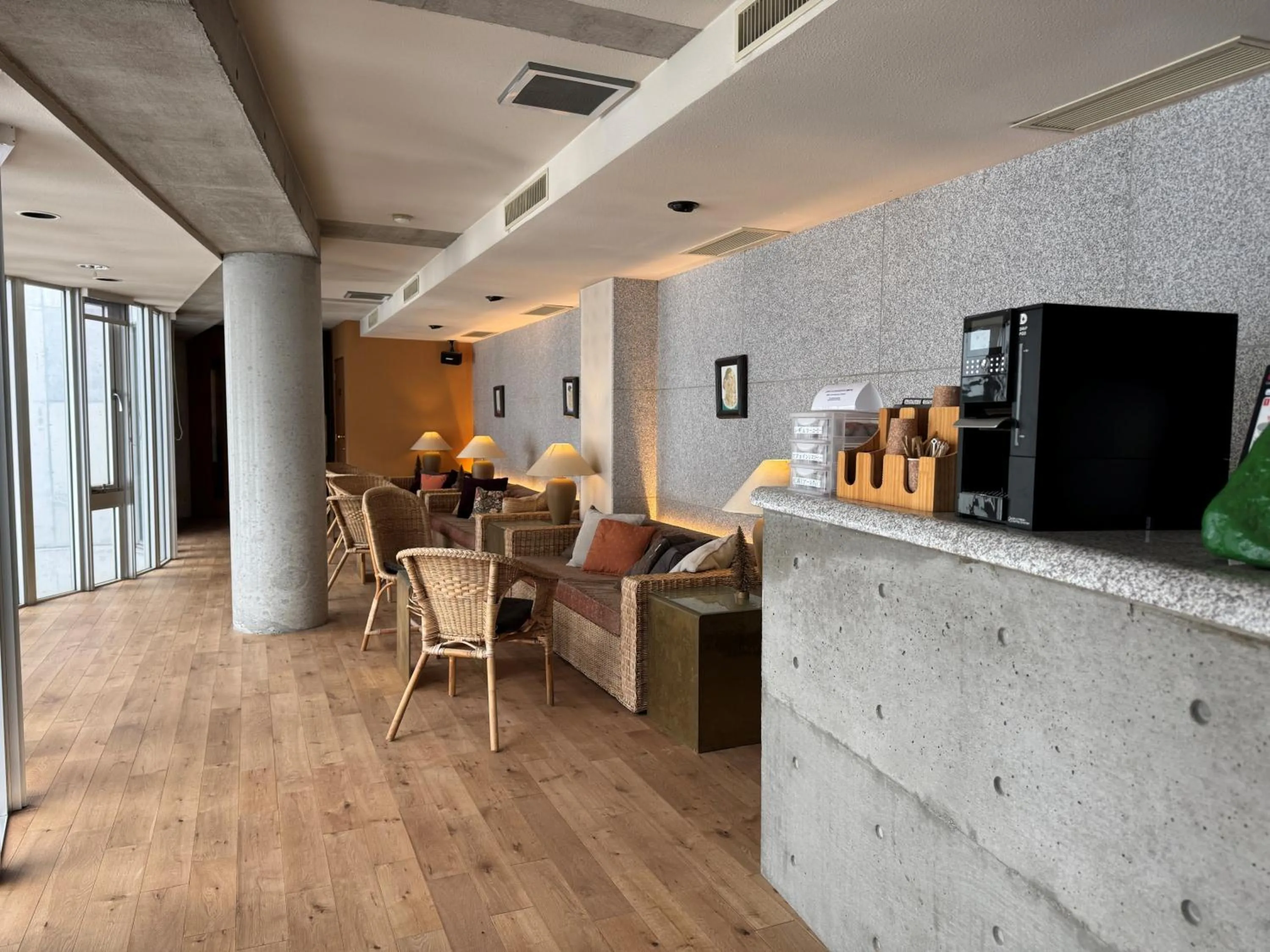 Communal lounge/ TV room in the Kinta Naeba