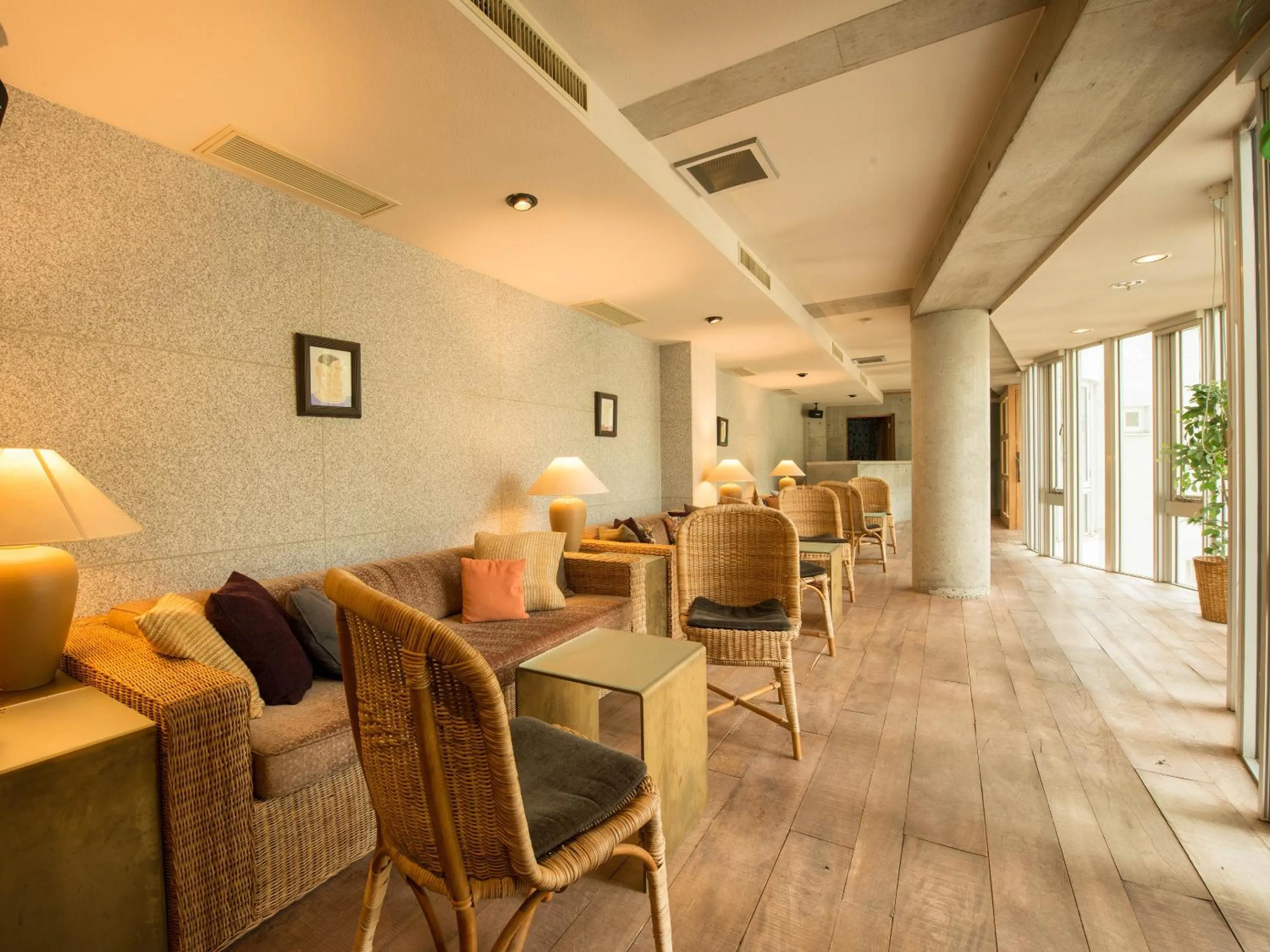 Lobby or reception in the Kinta Naeba