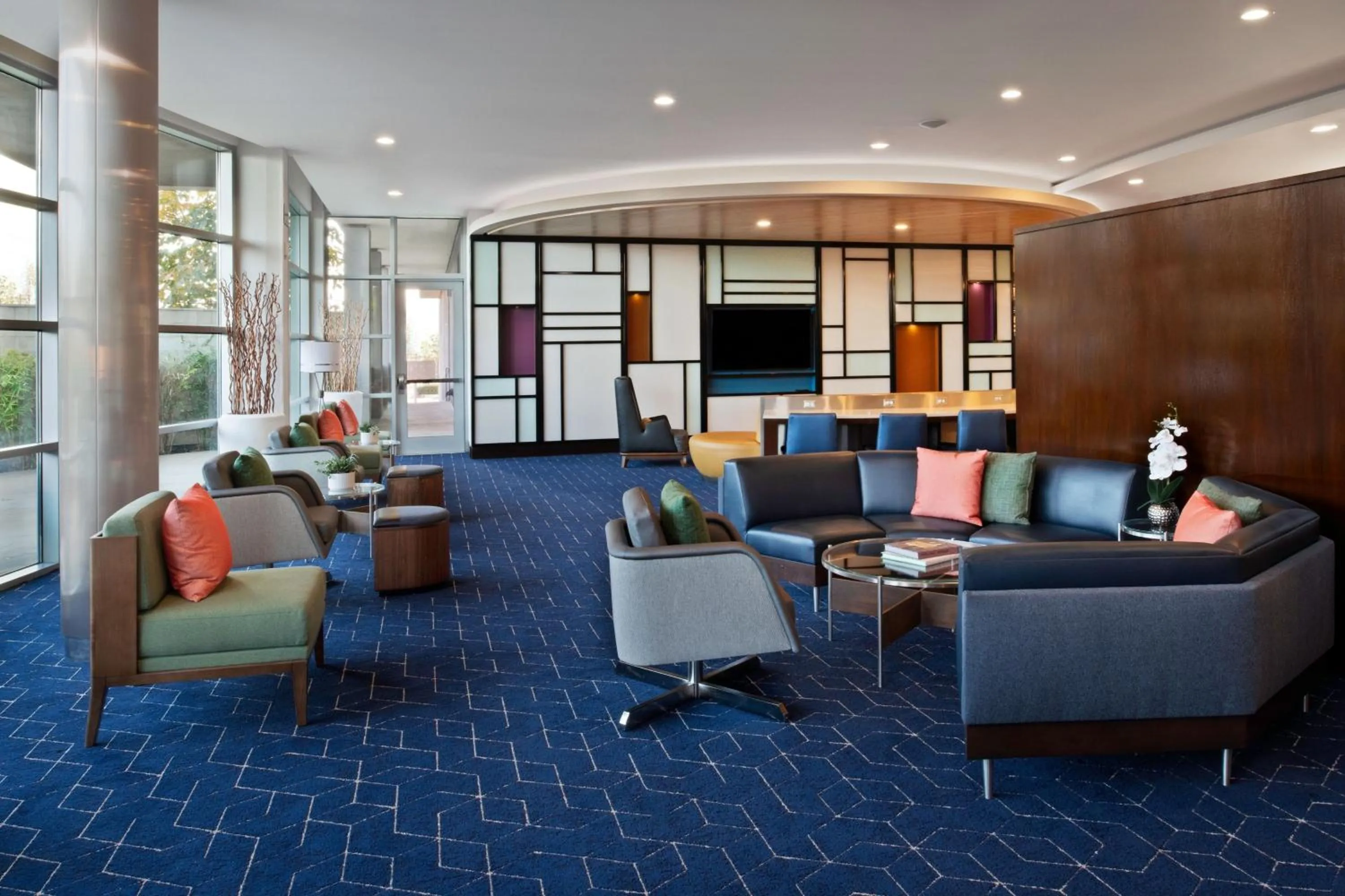 Lobby or reception in Courtyard by Marriott San Jose North/ Silicon Valley