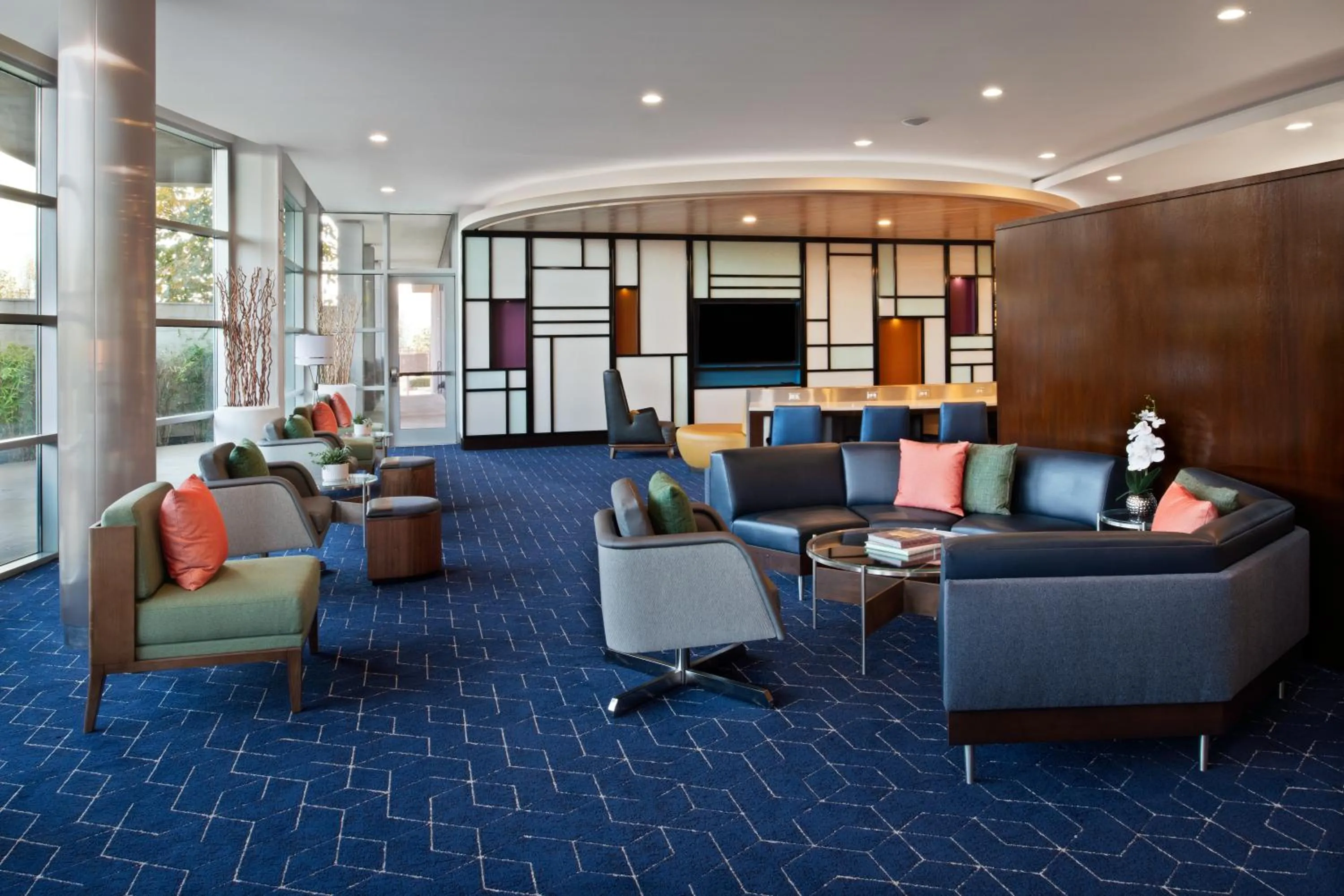Seating area in Courtyard by Marriott San Jose North/ Silicon Valley