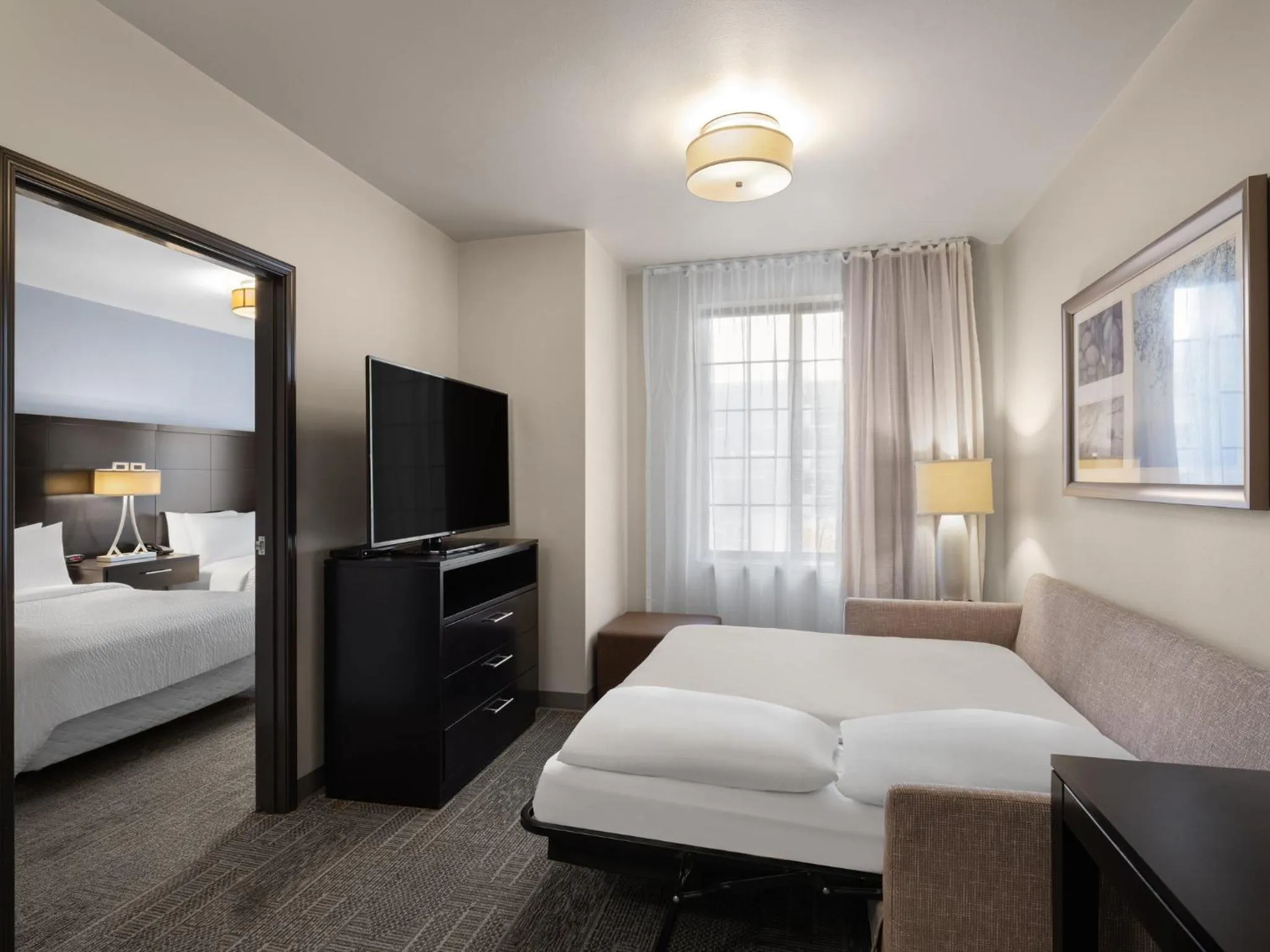 Photo of the whole room, Bed in Staybridge Suites Midvale by IHG