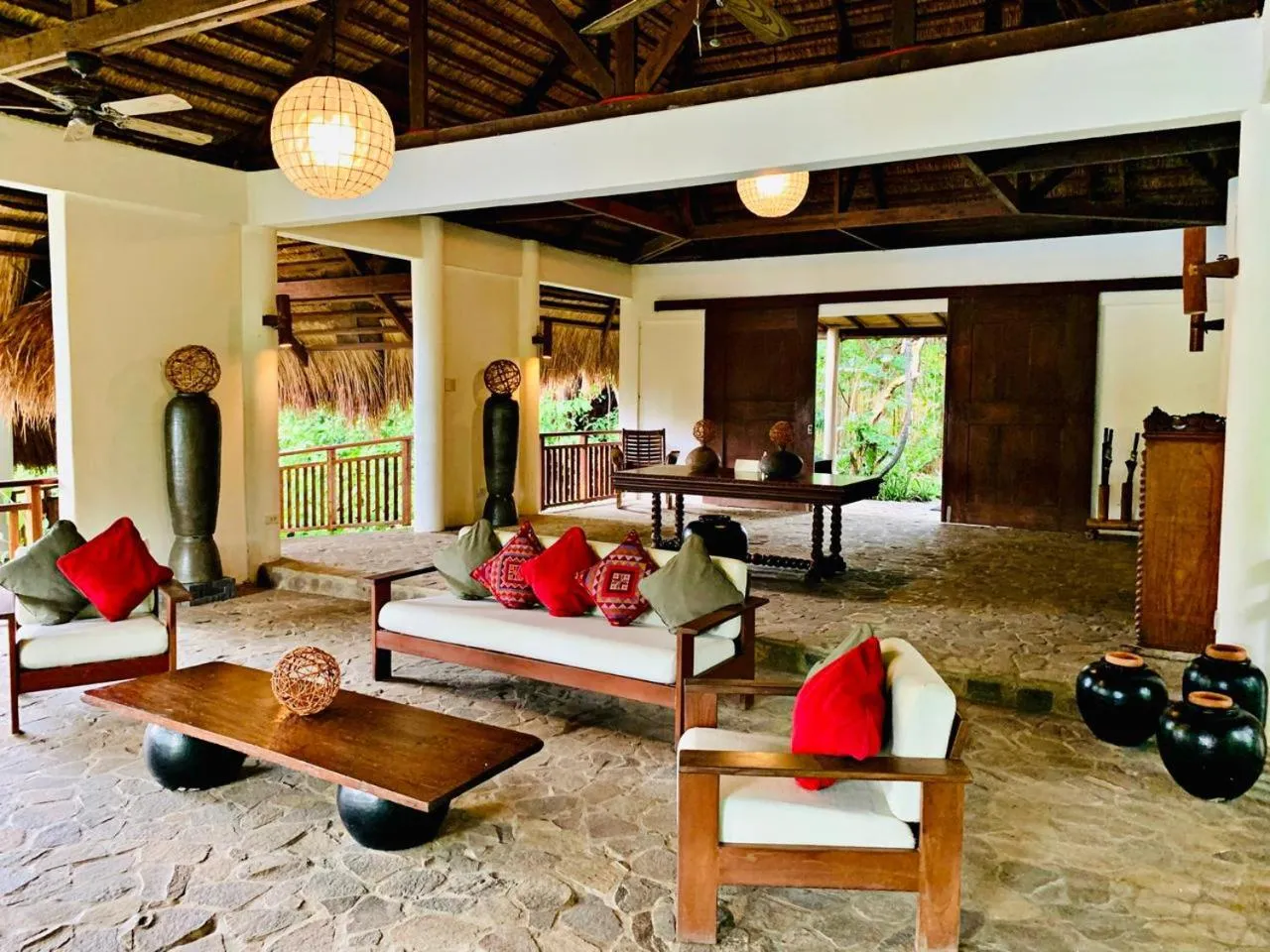 Lobby or reception in Amun Ini Beach Resort & Spa