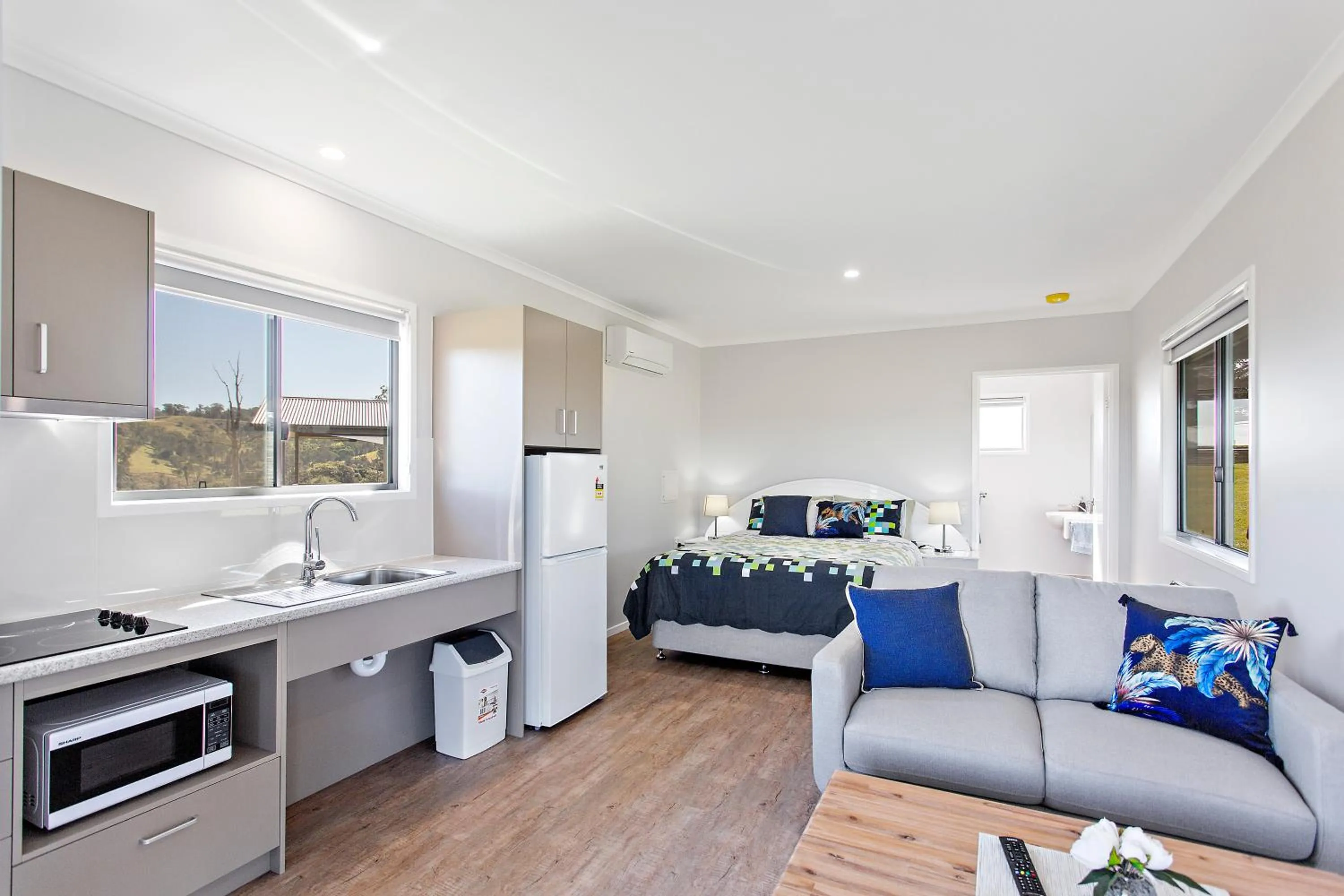 Bed in Valley Cabins By The Creek