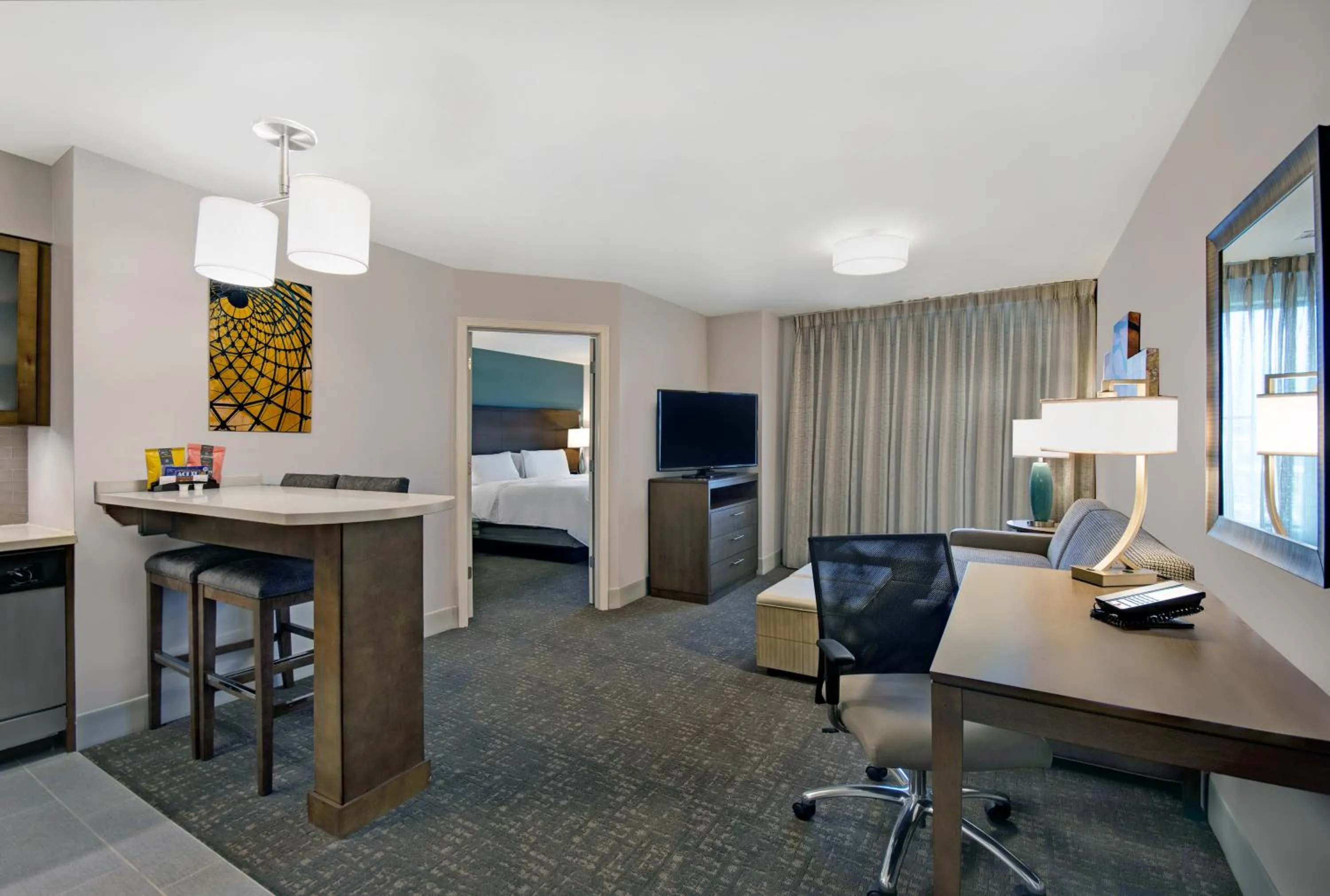 Photo of the whole room, Bed in Staybridge Suites Sterling Heights - Detroit by IHG