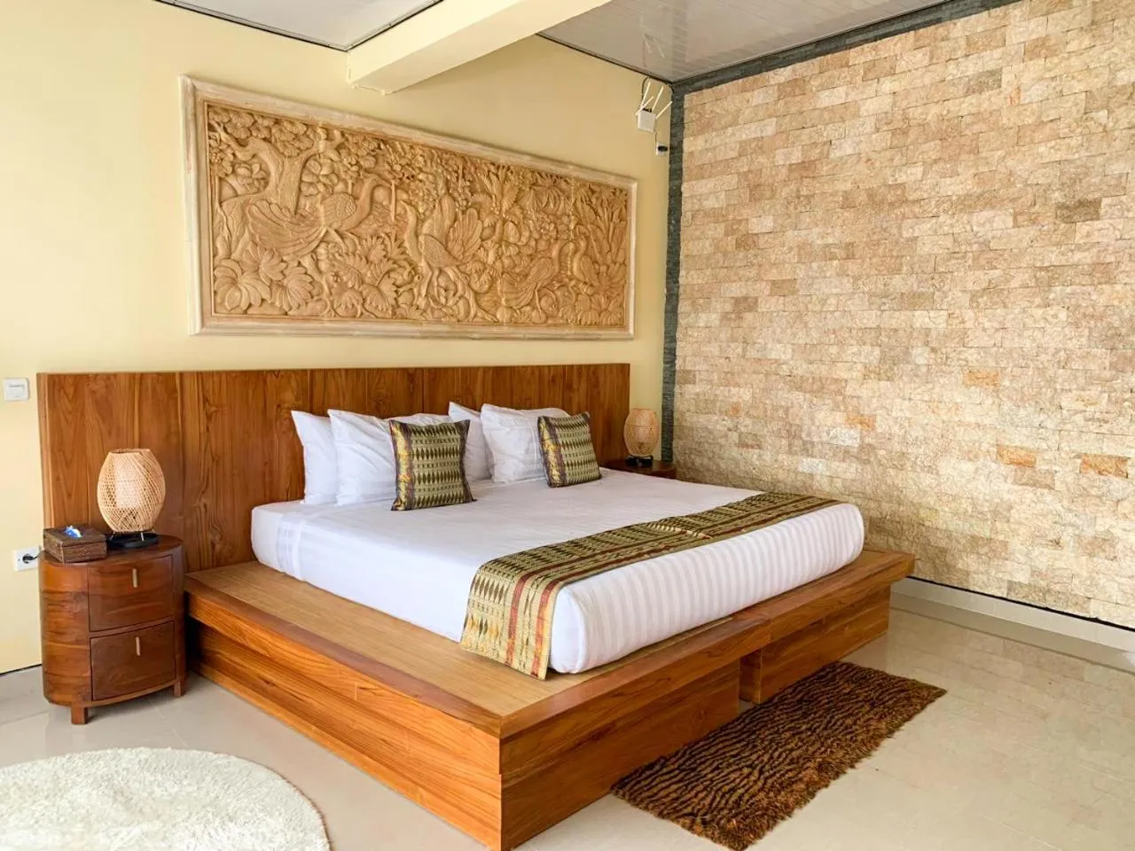 Bed in Ayodya Batur Villa