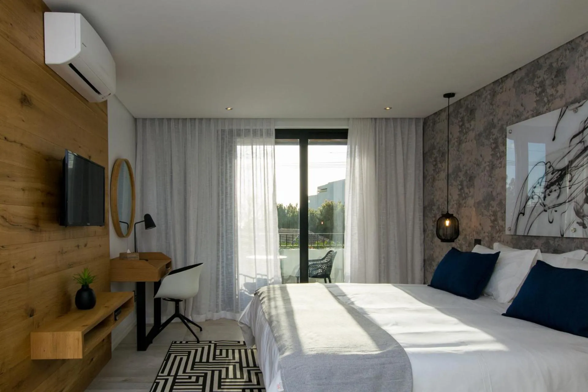 Bed in Central Beach Villas