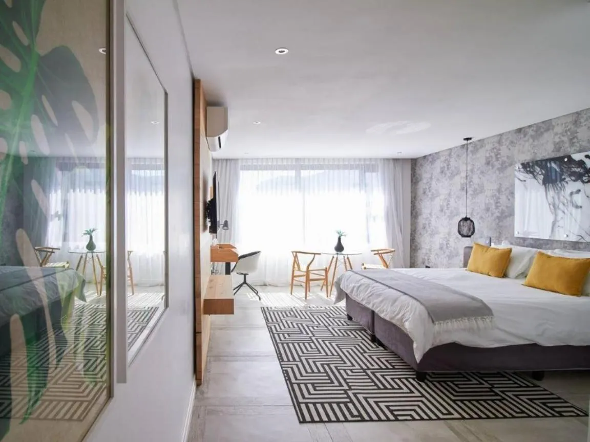Bed in Central Beach Villas