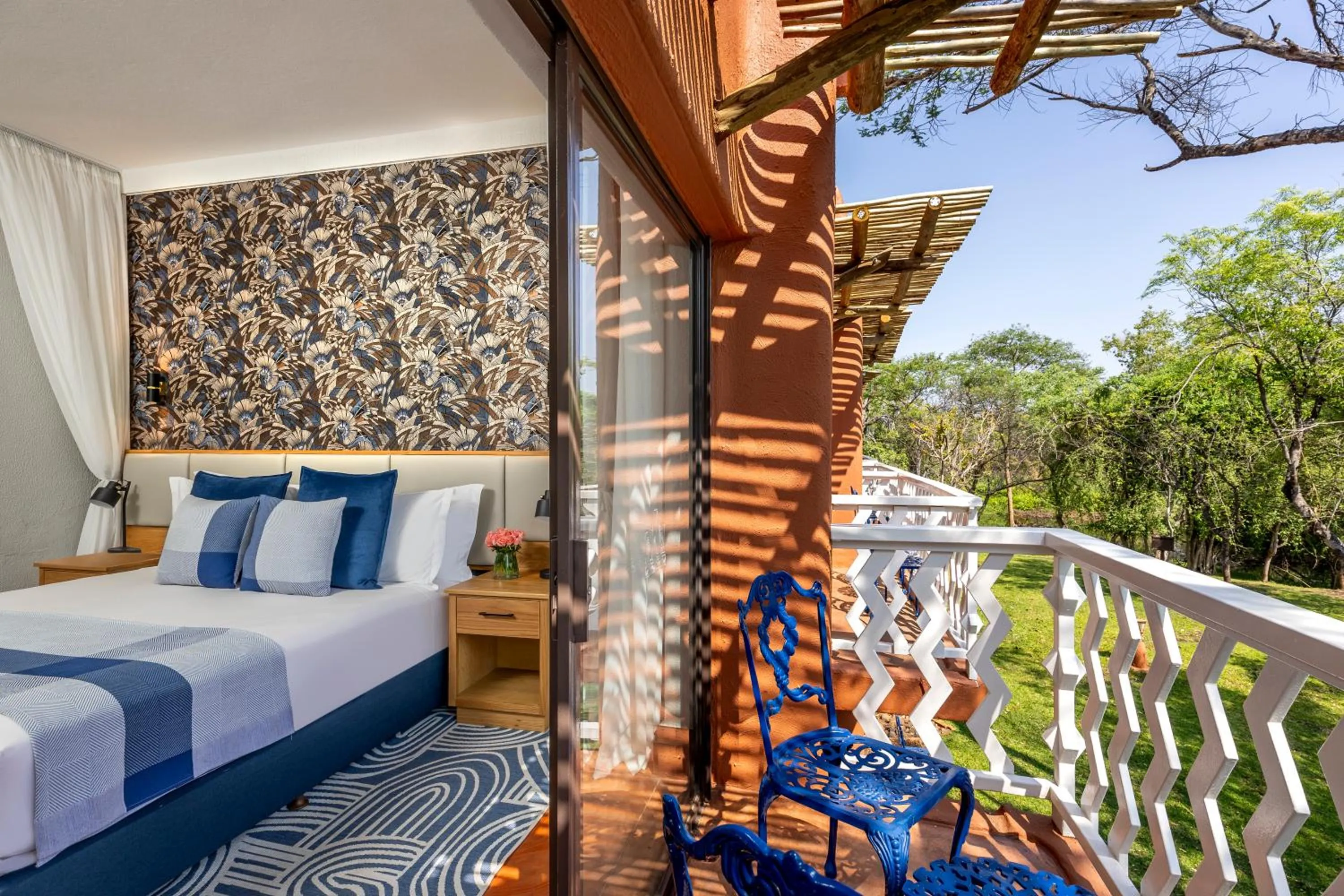 Bed in Avani Victoria Falls Resort