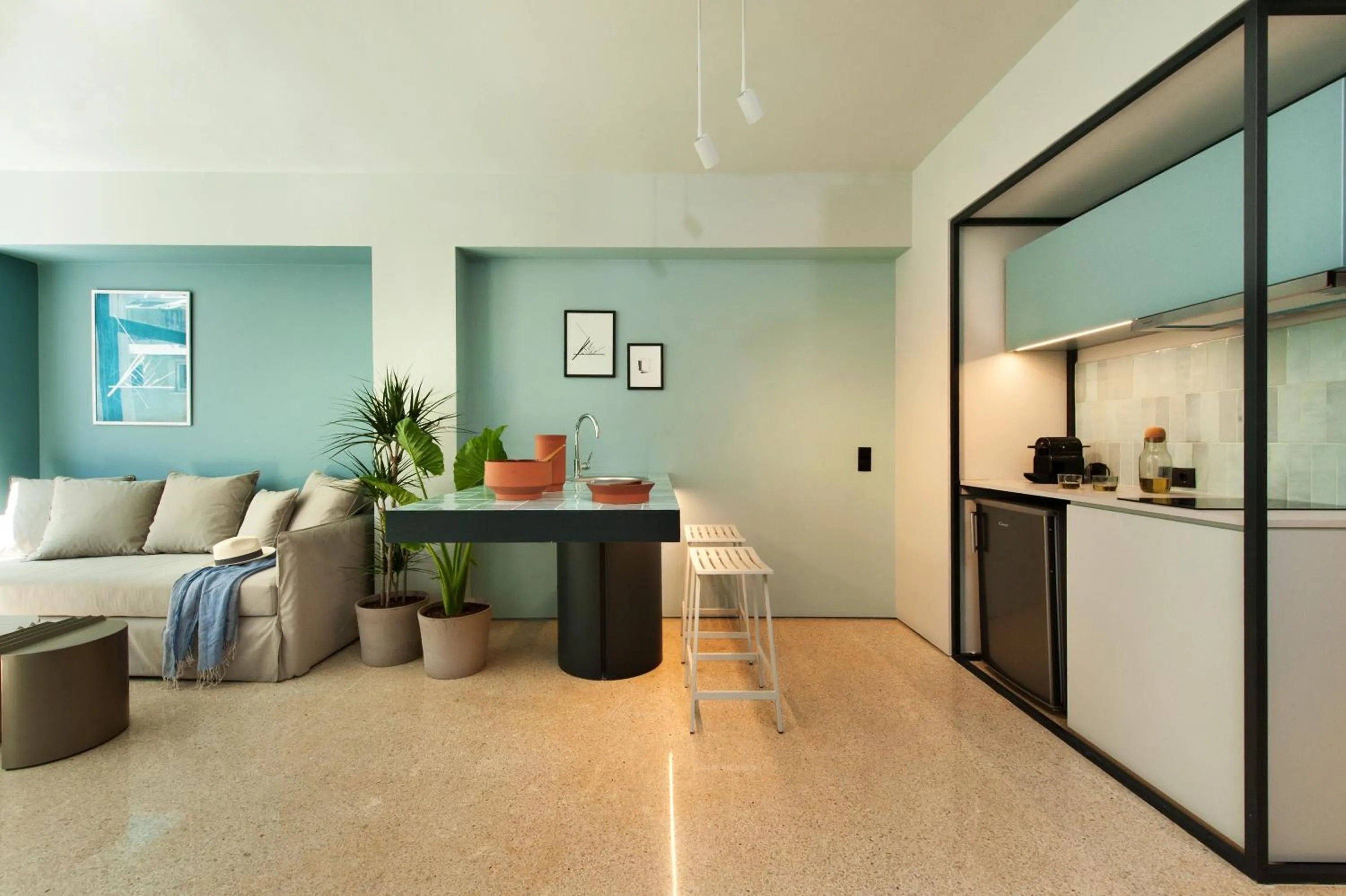 Kitchen or kitchenette in Arcade Project Hi-end Apartments