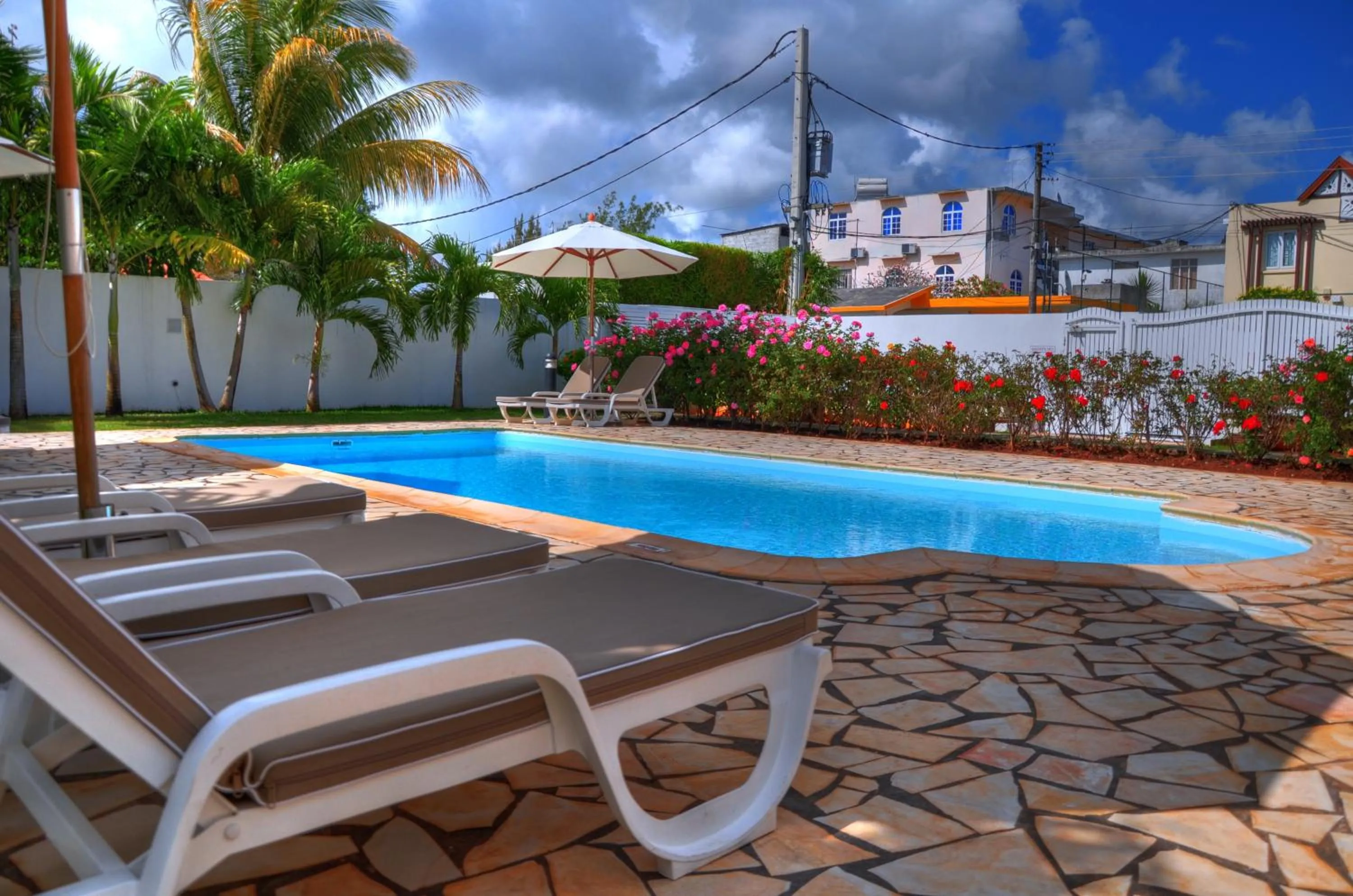 Swimming pool in La Pointe Villas