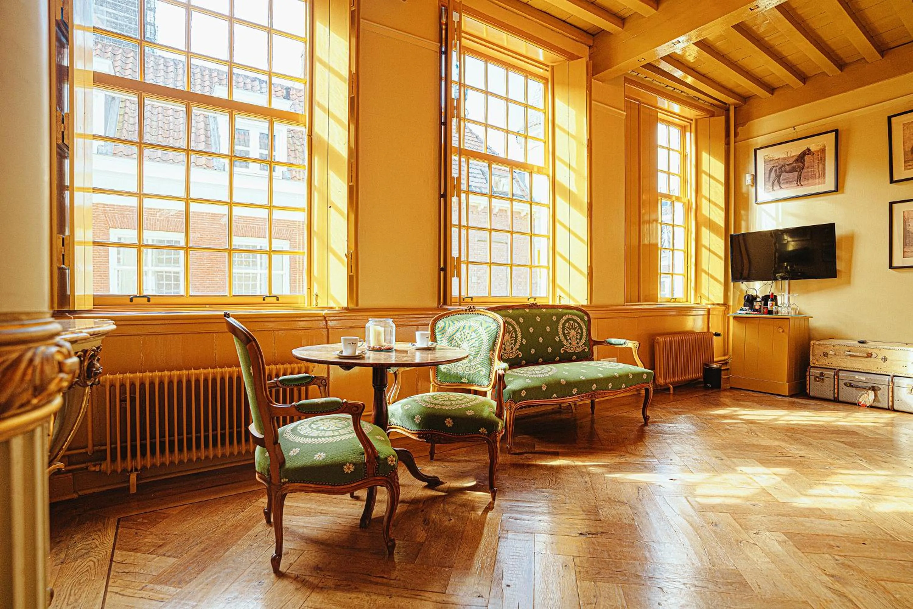 Seating area in Hotel Beijers