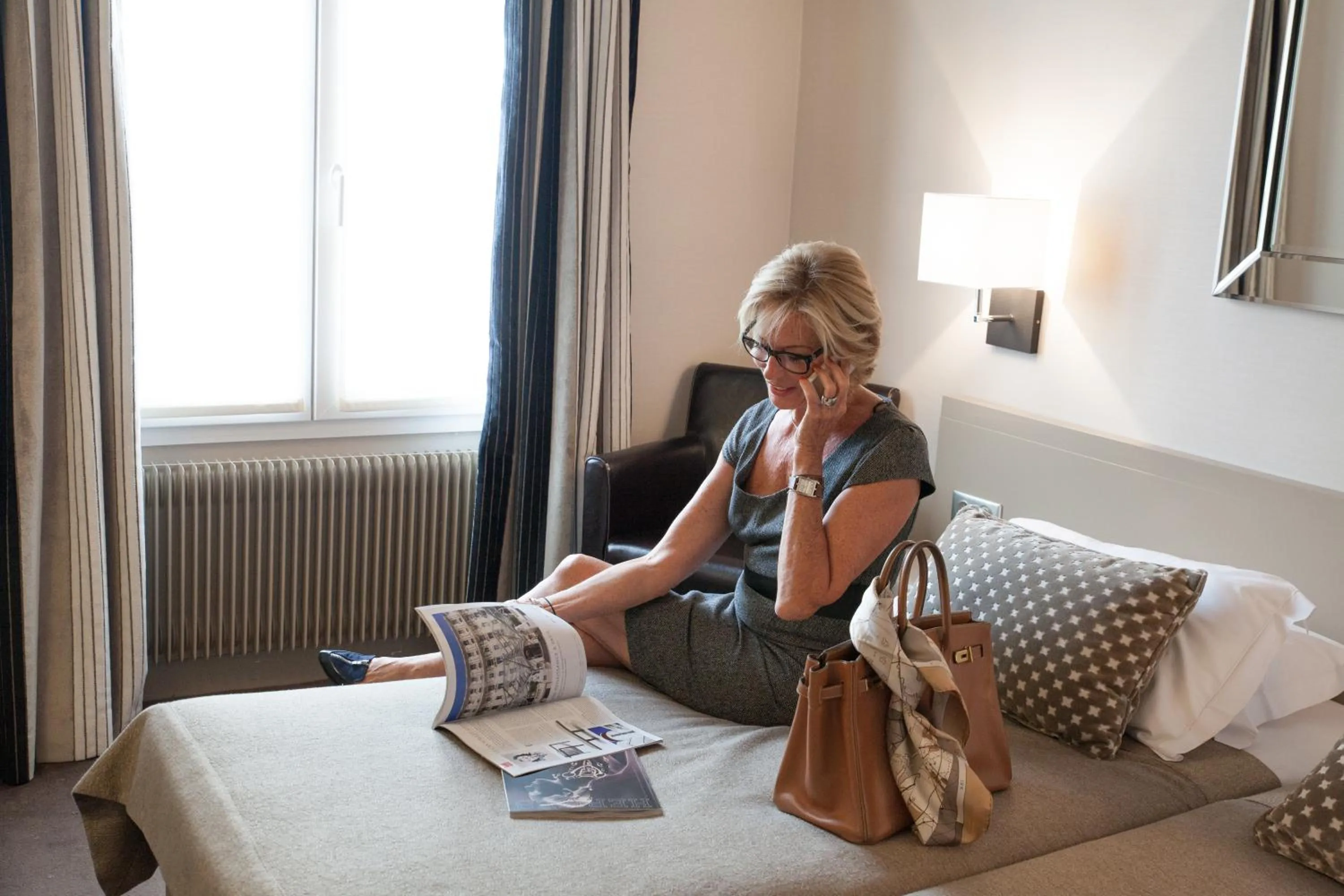 Bedroom in Hôtel La Résidence du Berry