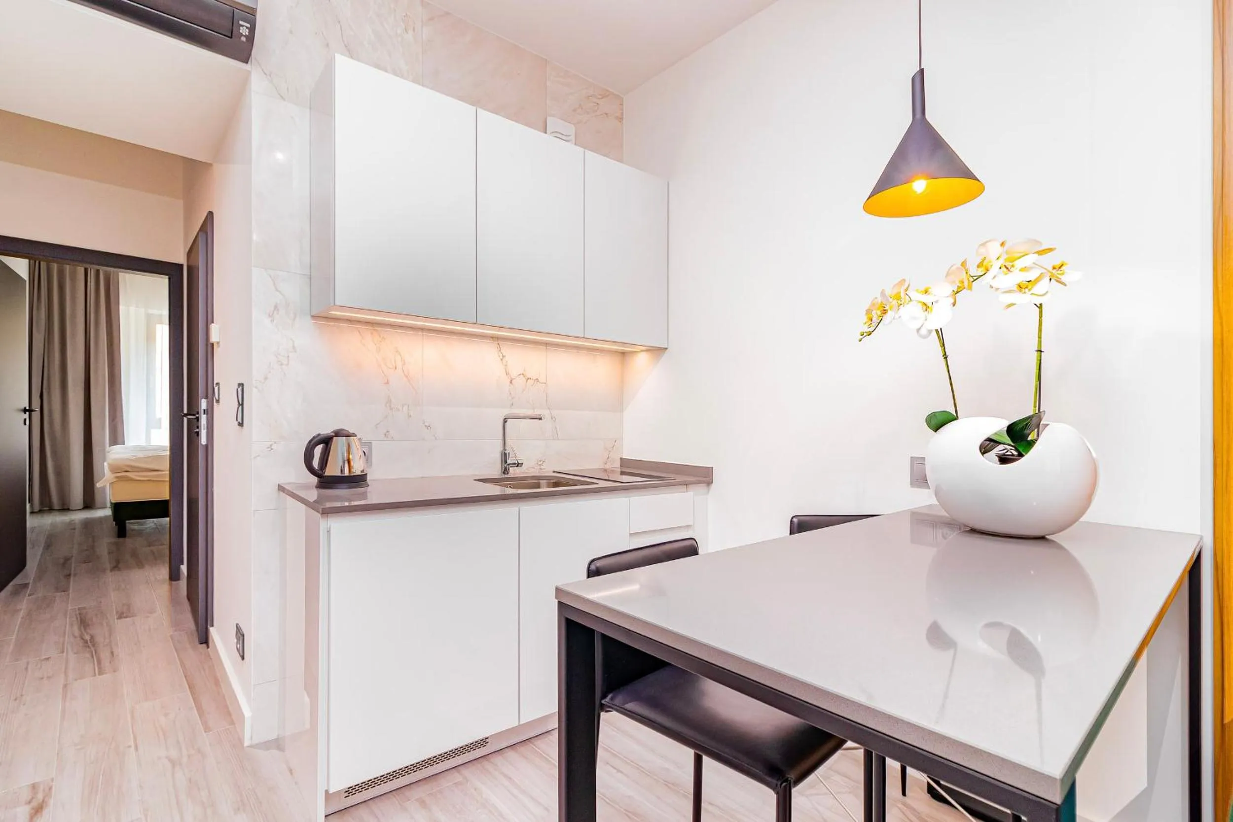 Kitchen or kitchenette in Odrzańska Residence Old Town