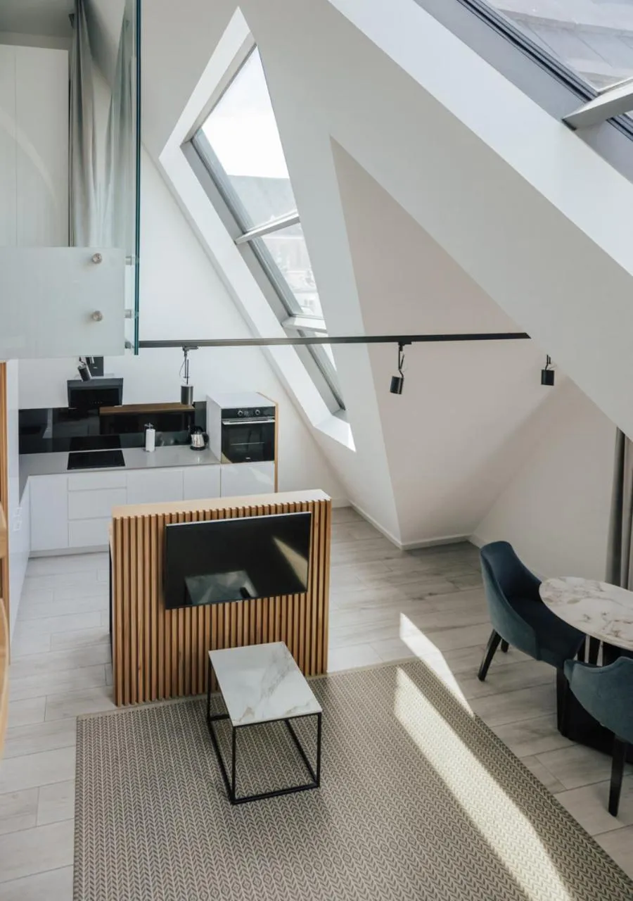 Seating area in Odrzańska Residence Old Town