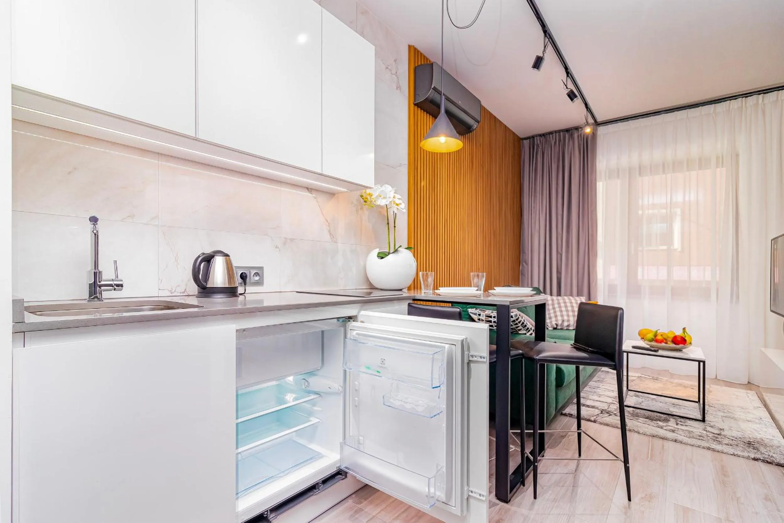 Kitchen or kitchenette in Odrzańska Residence Old Town