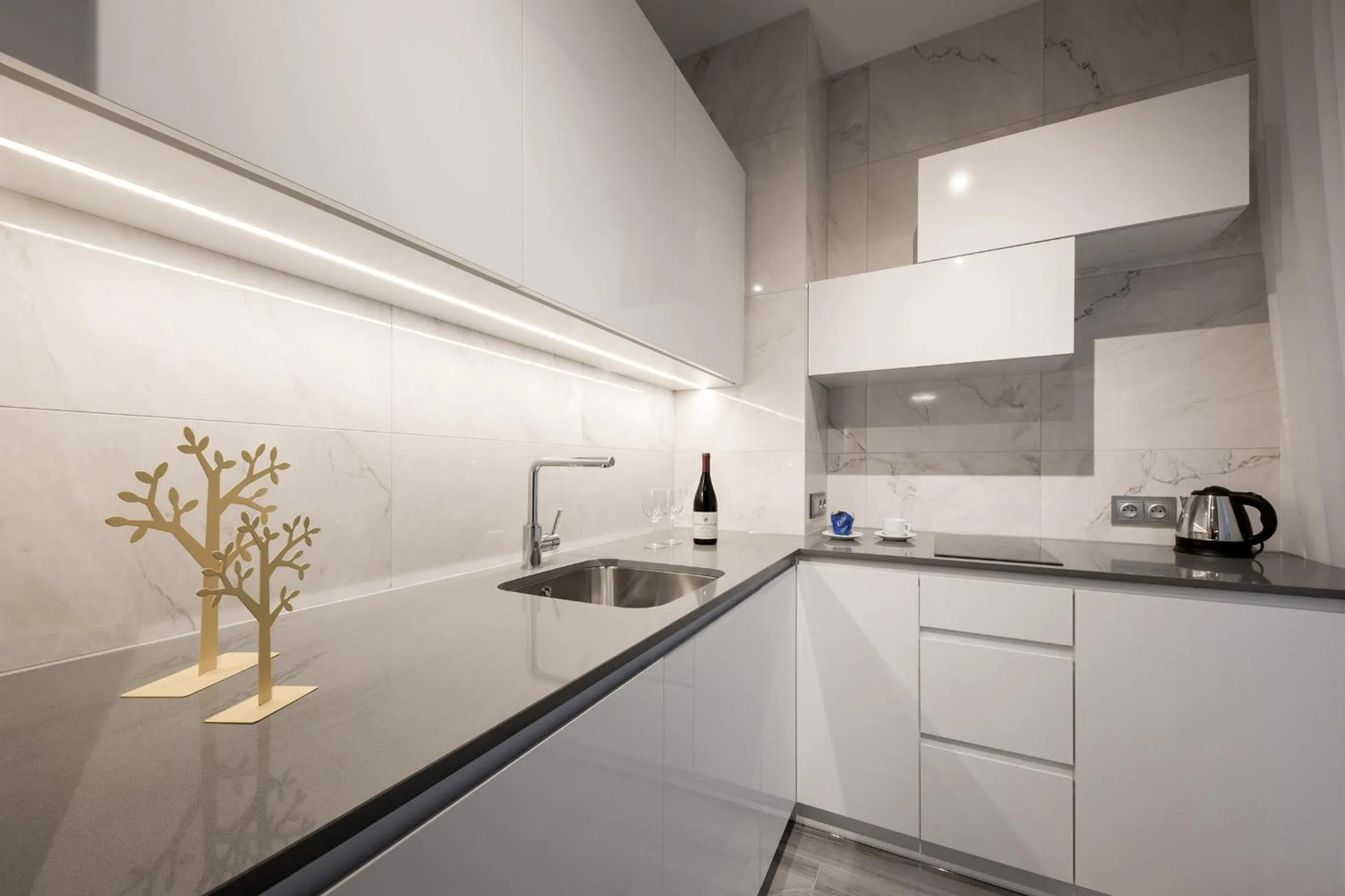 Kitchen or kitchenette in Odrzańska Residence Old Town