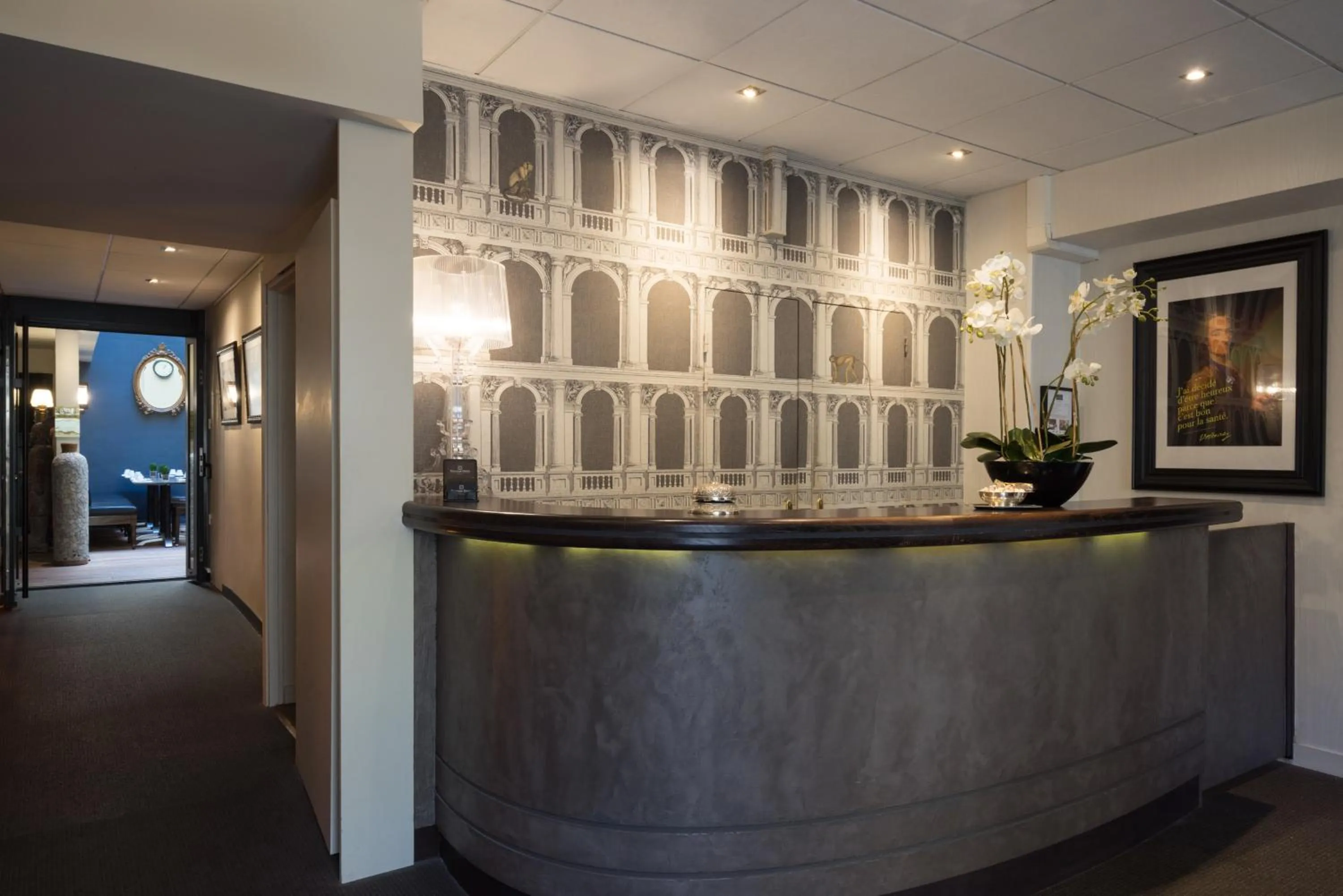 Lobby or reception in Hotel Voltaire Opera Nantes Centre