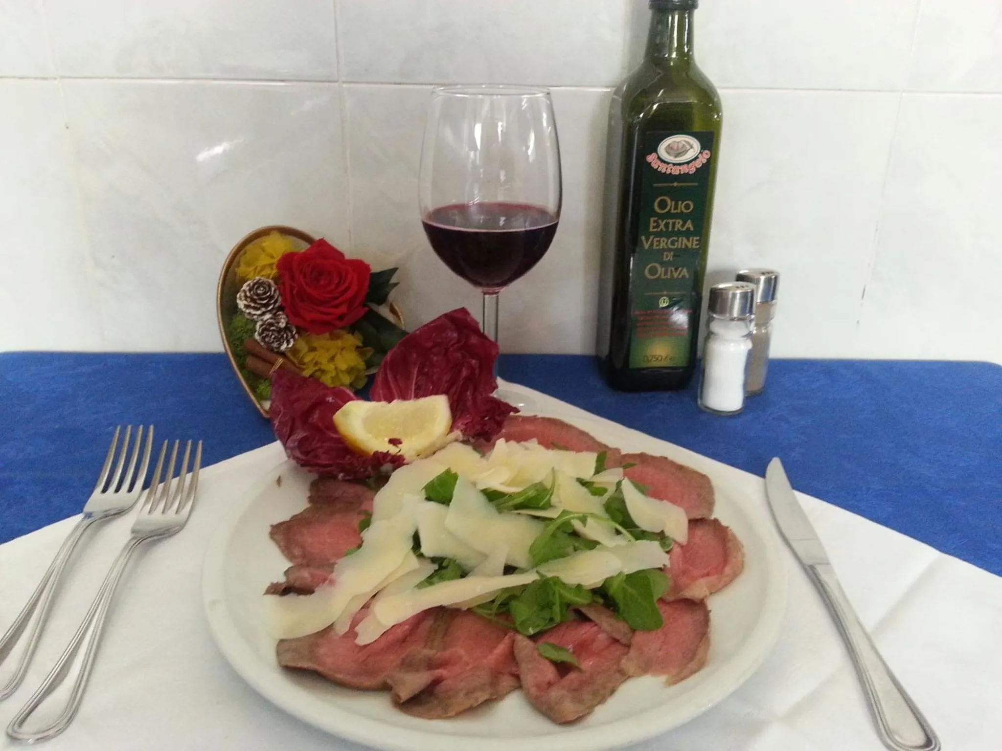 Food and drinks in Albergo Pizzeria Sole