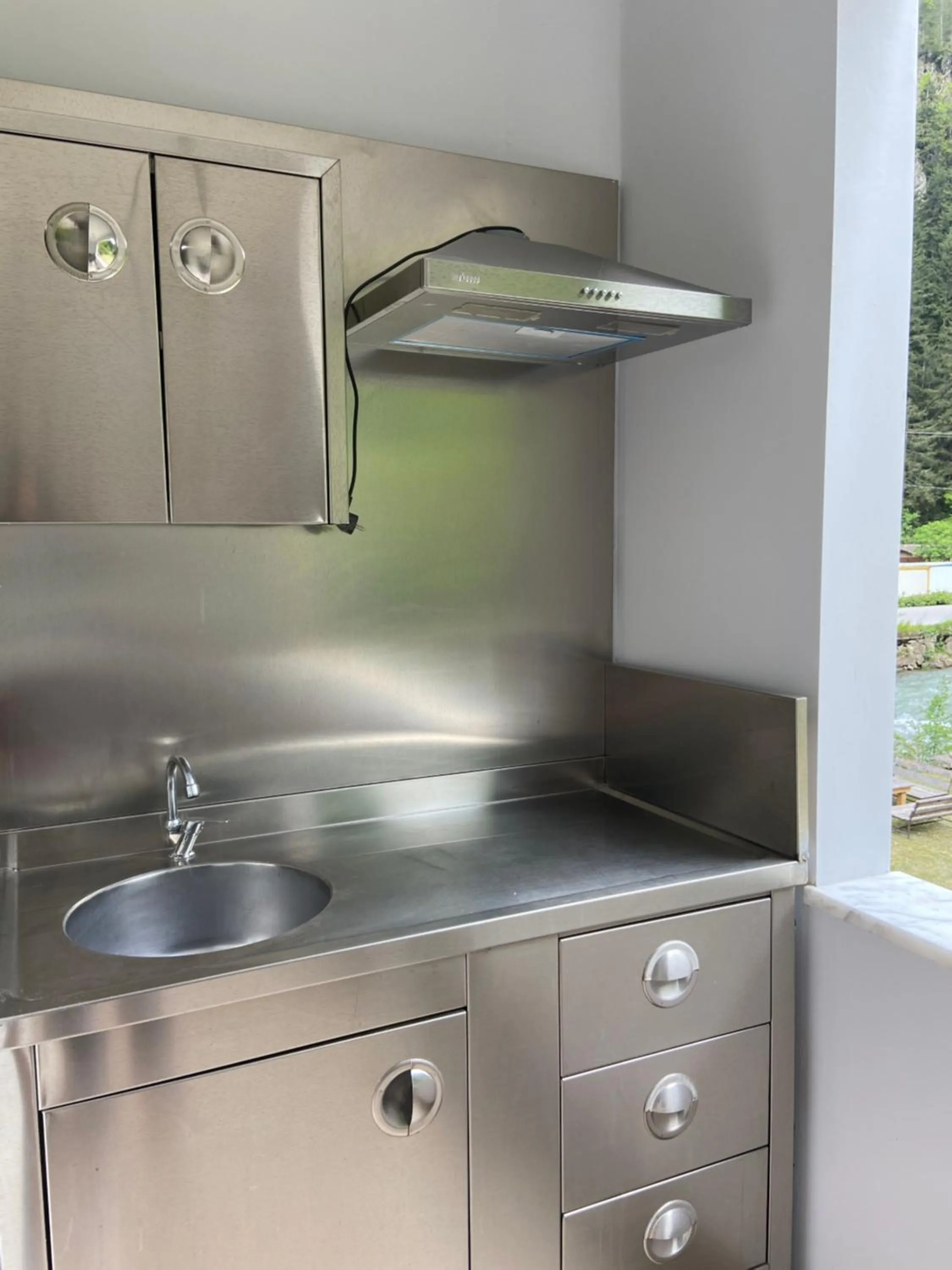 Kitchen or kitchenette in Uzungol Soylu Hotel