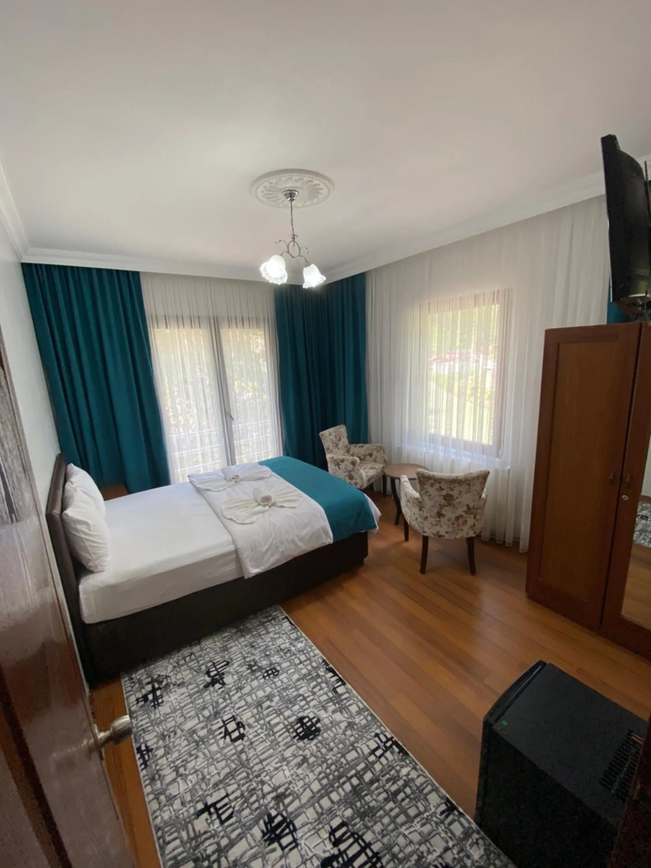 Bed in Uzungol Soylu Hotel