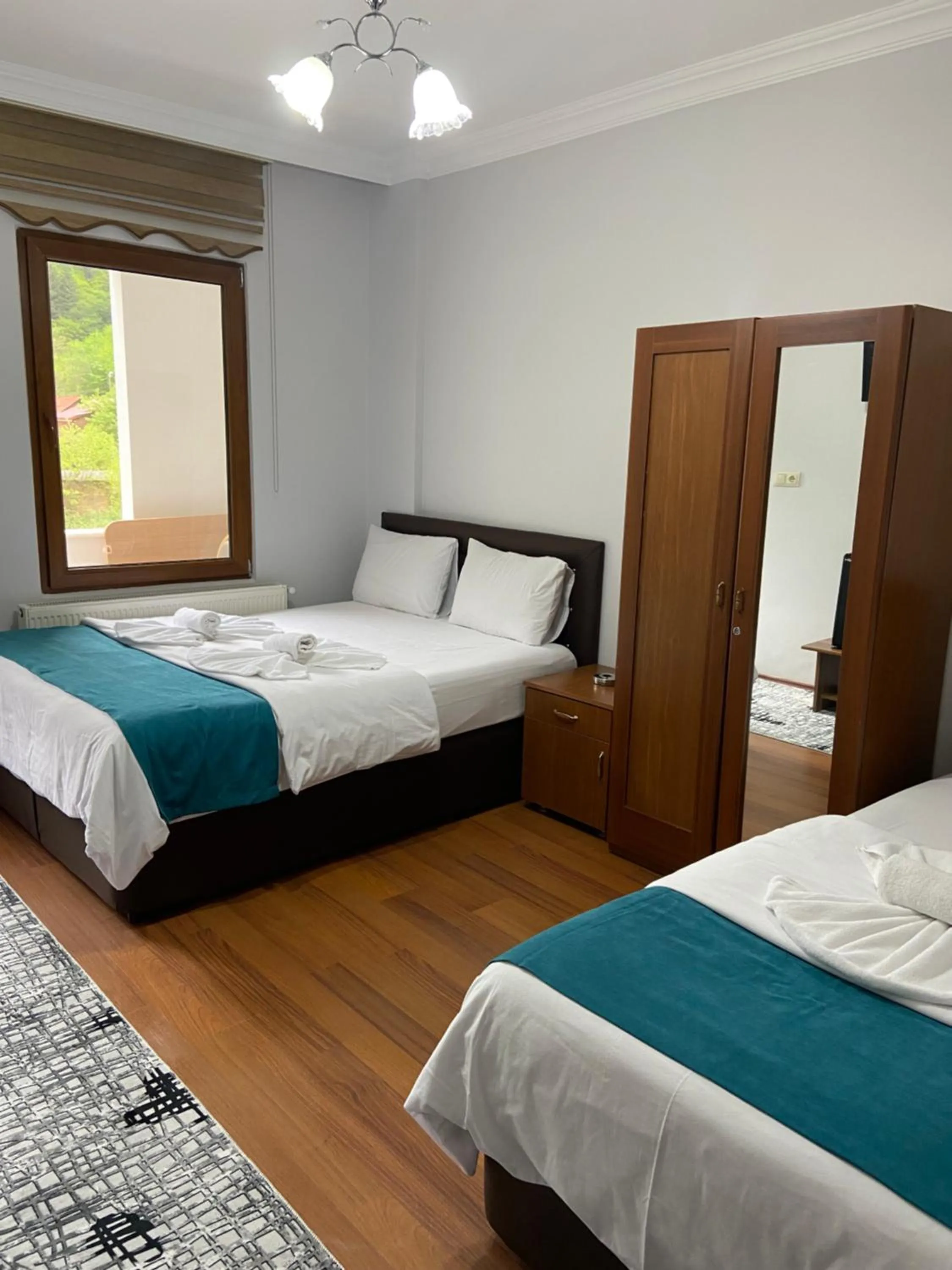 Bed in Uzungol Soylu Hotel