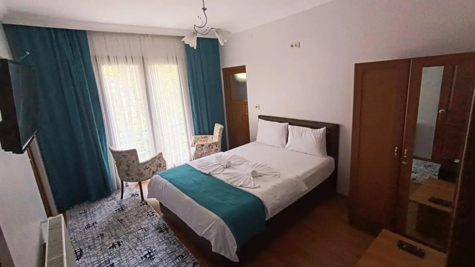 Bed in Uzungol Soylu Hotel