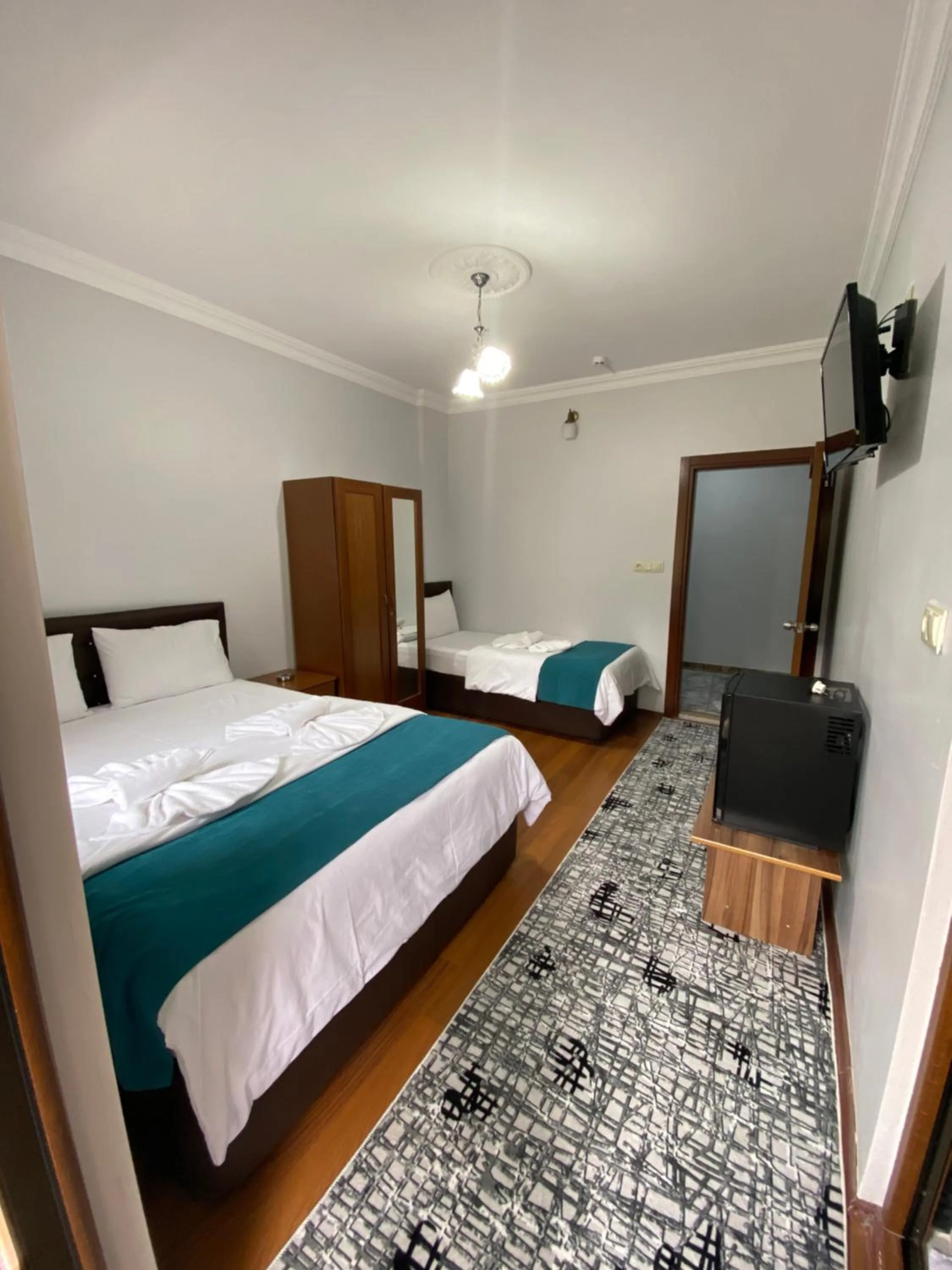 Bed in Uzungol Soylu Hotel