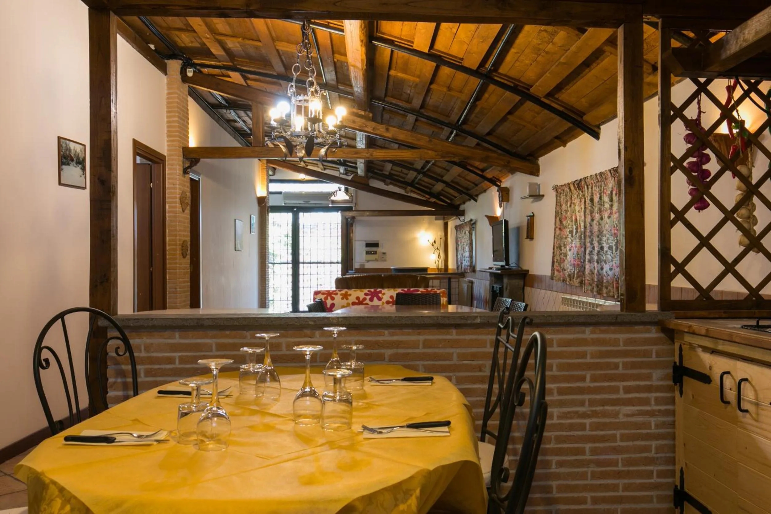 Dining area in La Locanda di Decima