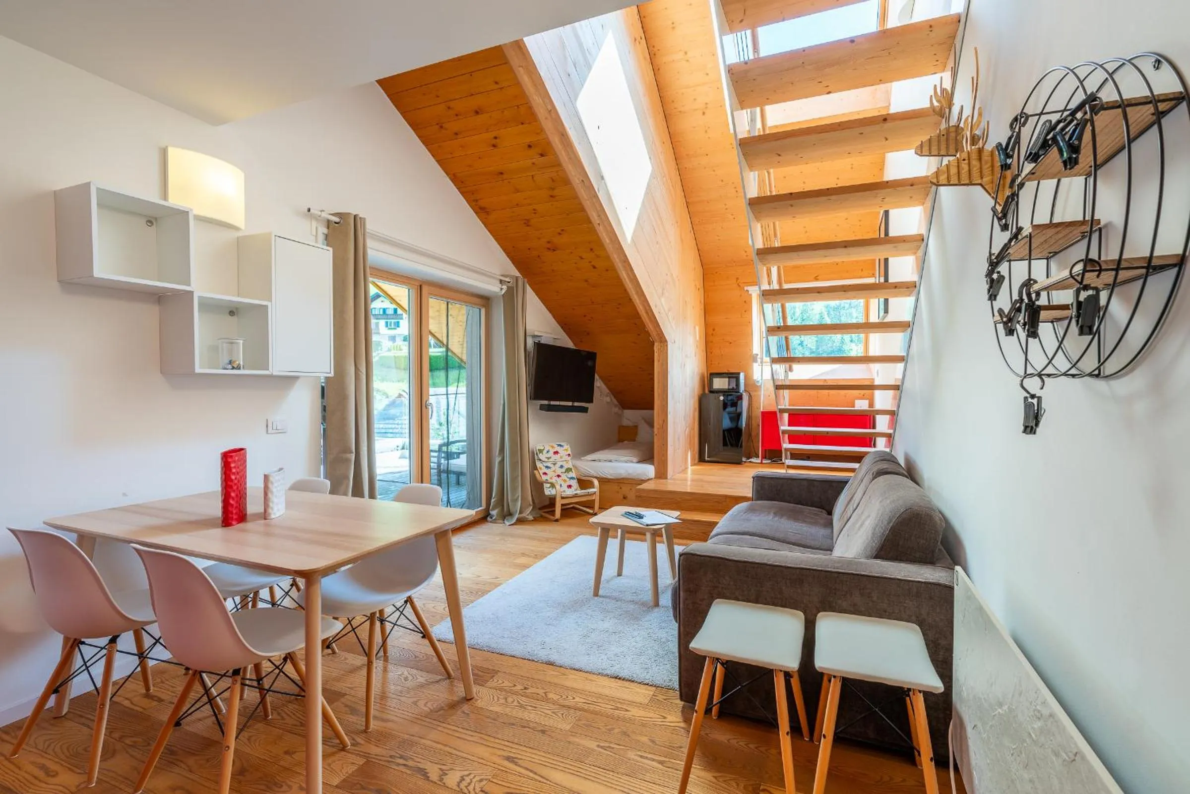 Living room in Quercus Appartements contactless check-in