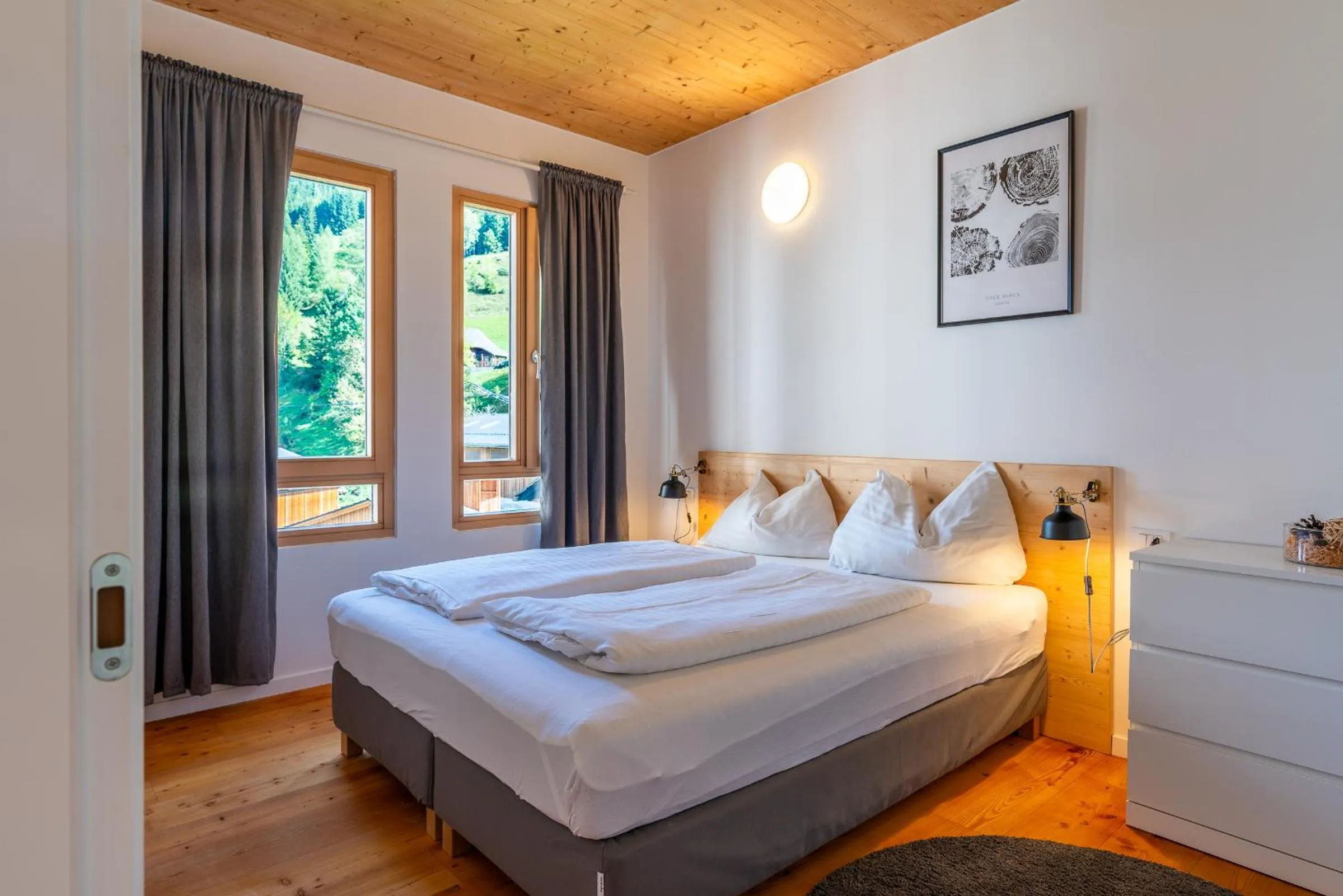 Bedroom, Bed in Quercus Appartements contactless check-in