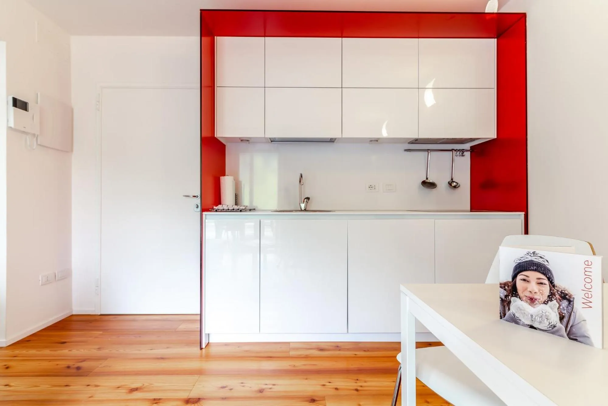 Kitchen or kitchenette in Quercus Appartements contactless check-in