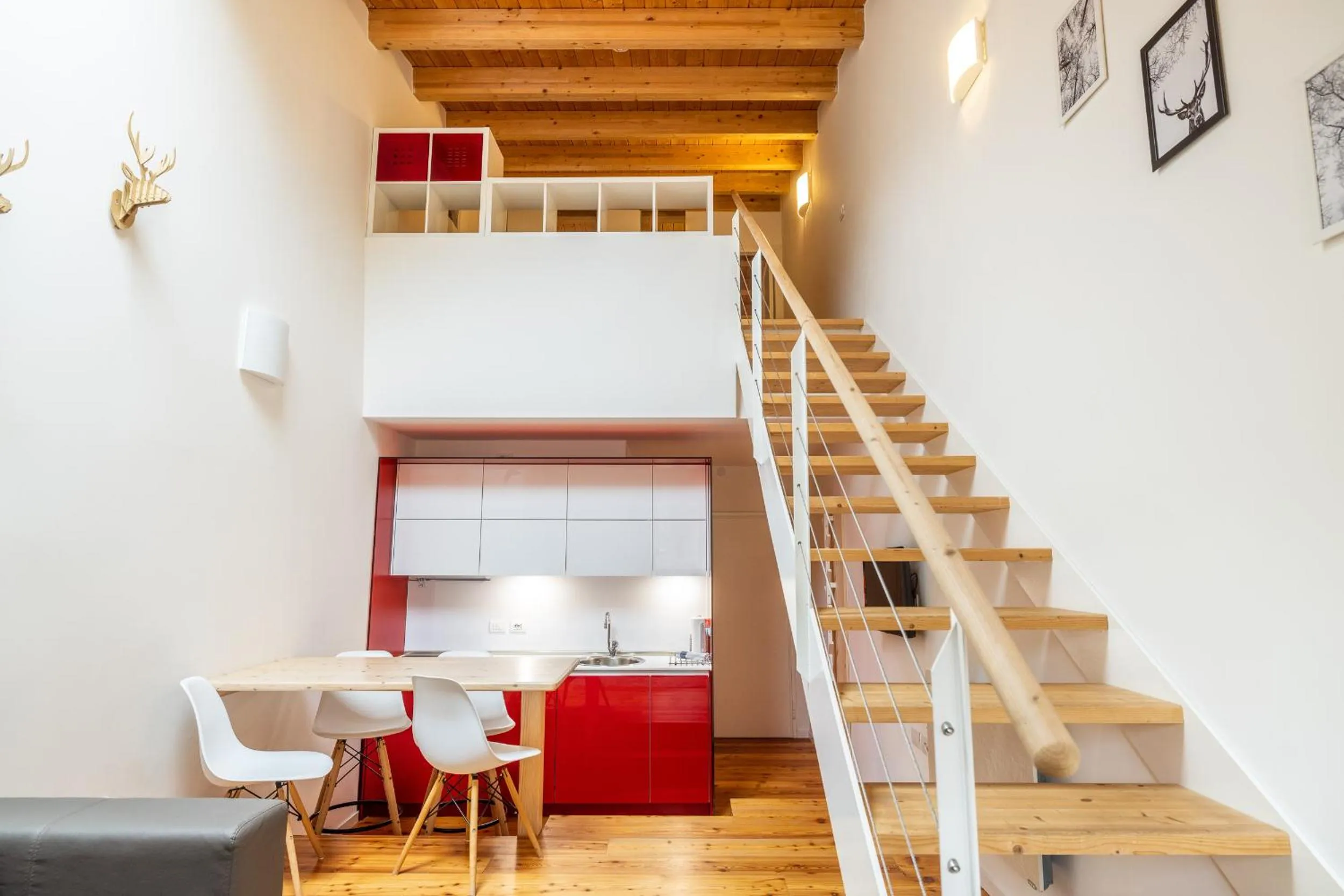 Kitchen or kitchenette in Quercus Appartements contactless check-in