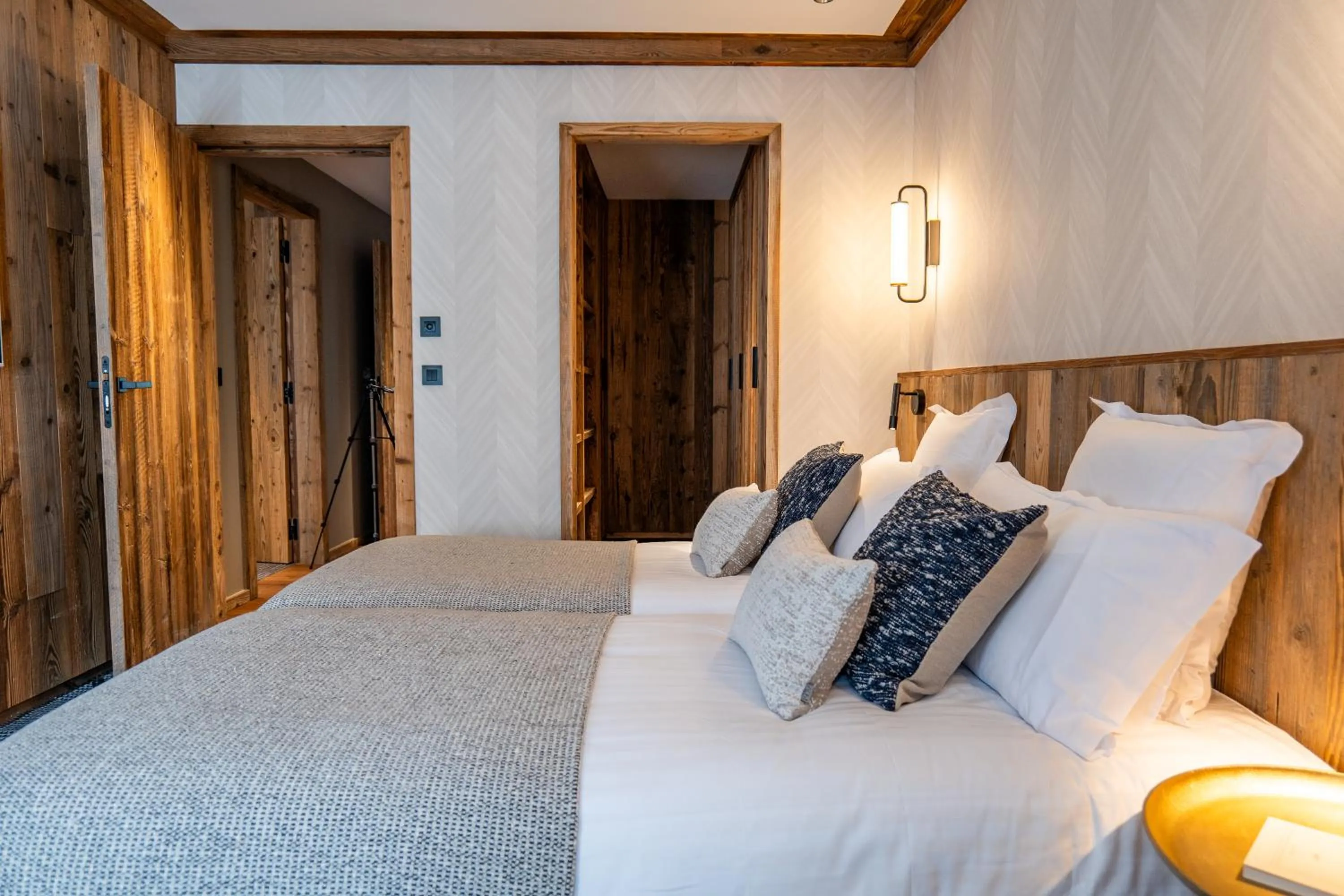 Bed in Hôtel L'Arboisie