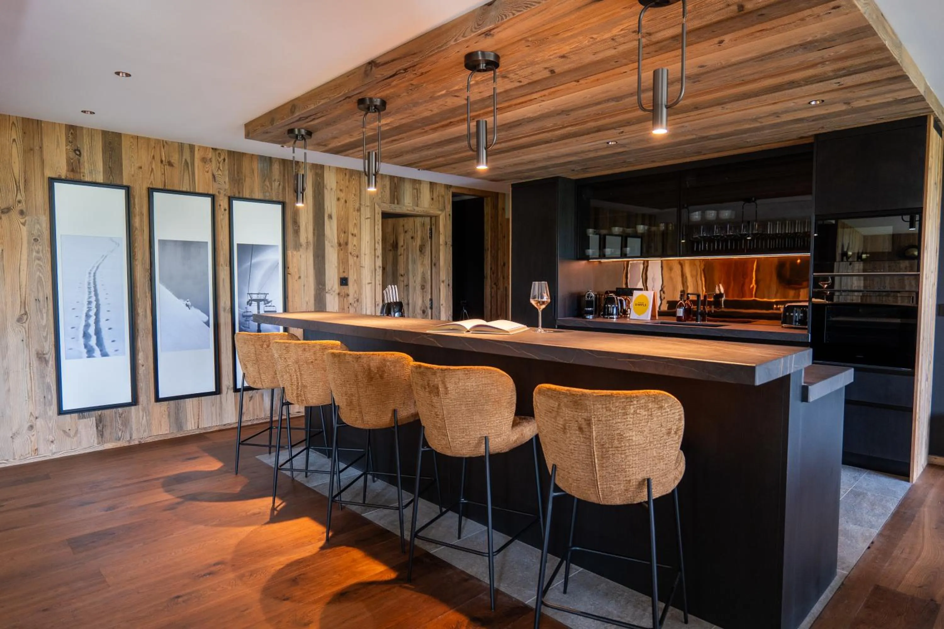 Kitchen or kitchenette in Hôtel L'Arboisie